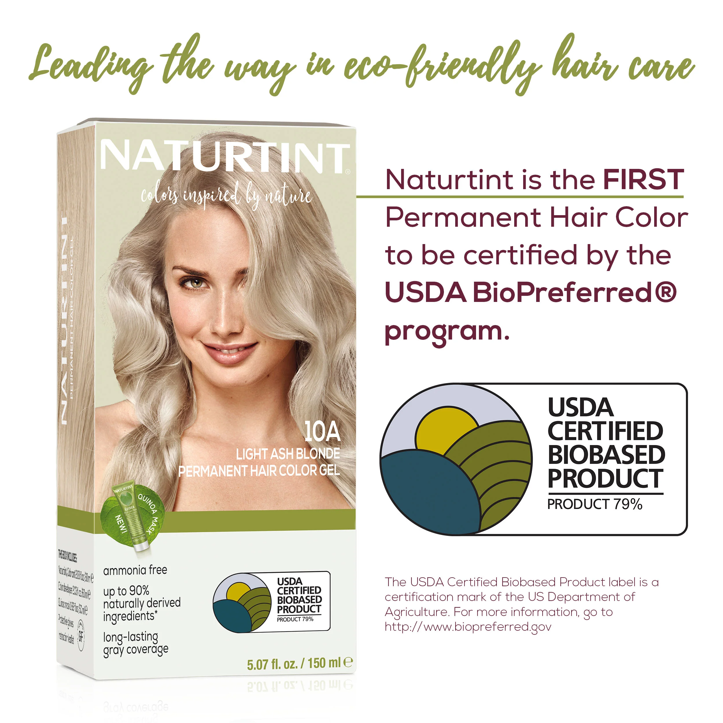 Naturtint Permanent Hair Color 10A Light Ash Blonde (Packaging may vary) - Image 4