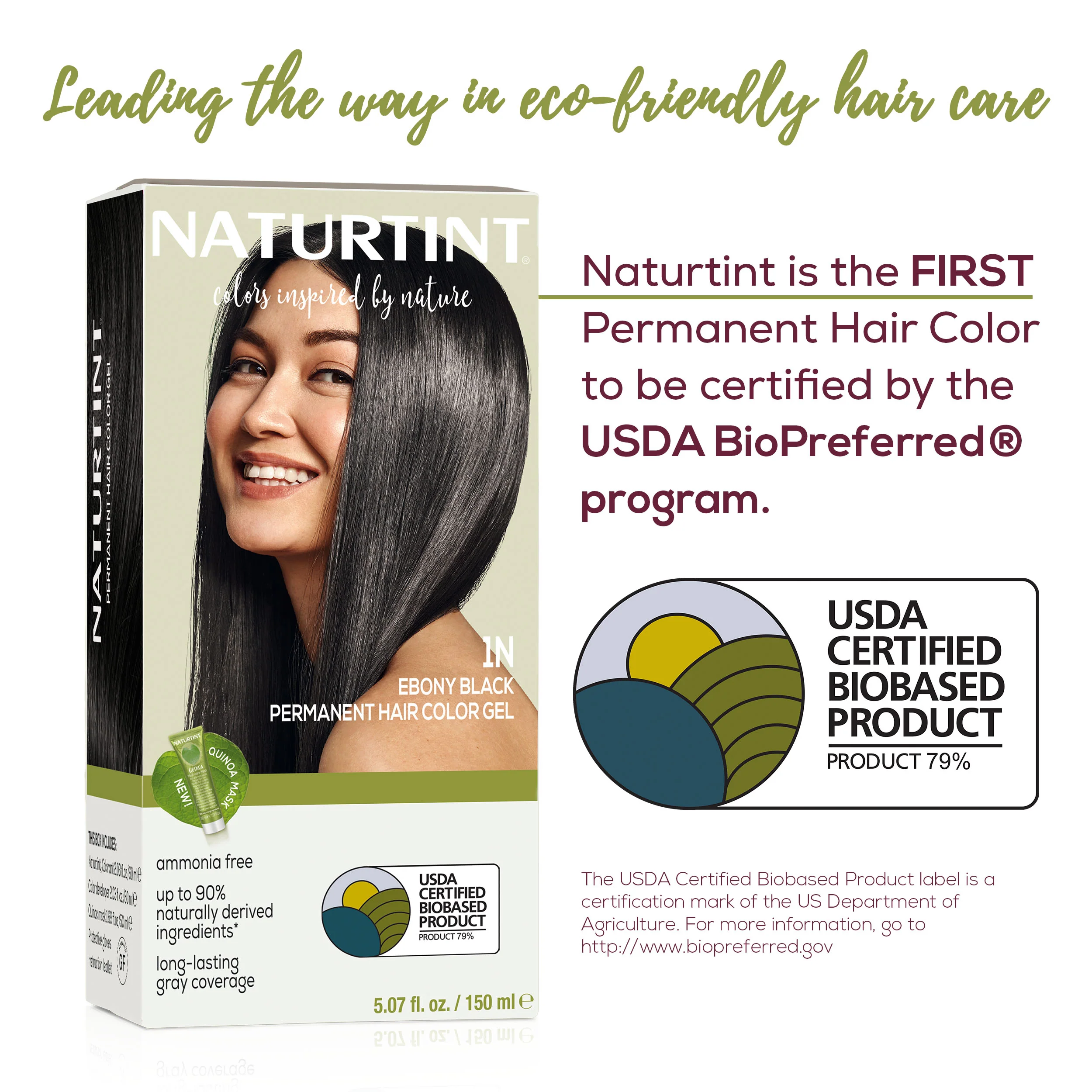 Naturtint Permanent Hair Color 1N Ebony Black (Packaging may vary) - Image 4