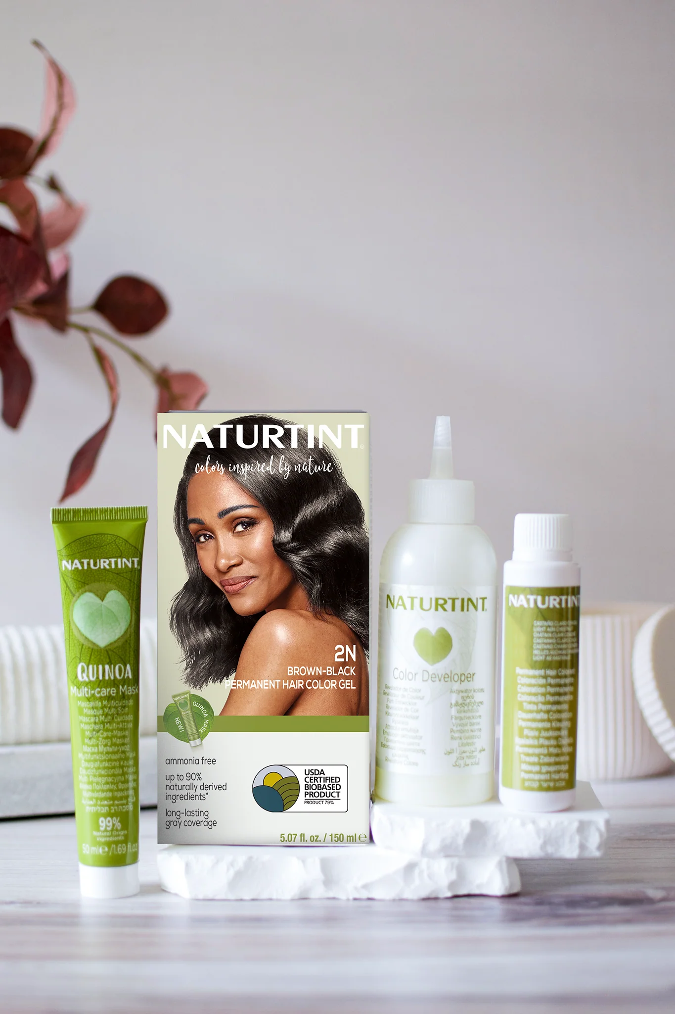 Naturtint Permanent Hair Color 2N Brown Black (Packaging may vary) - Image 3