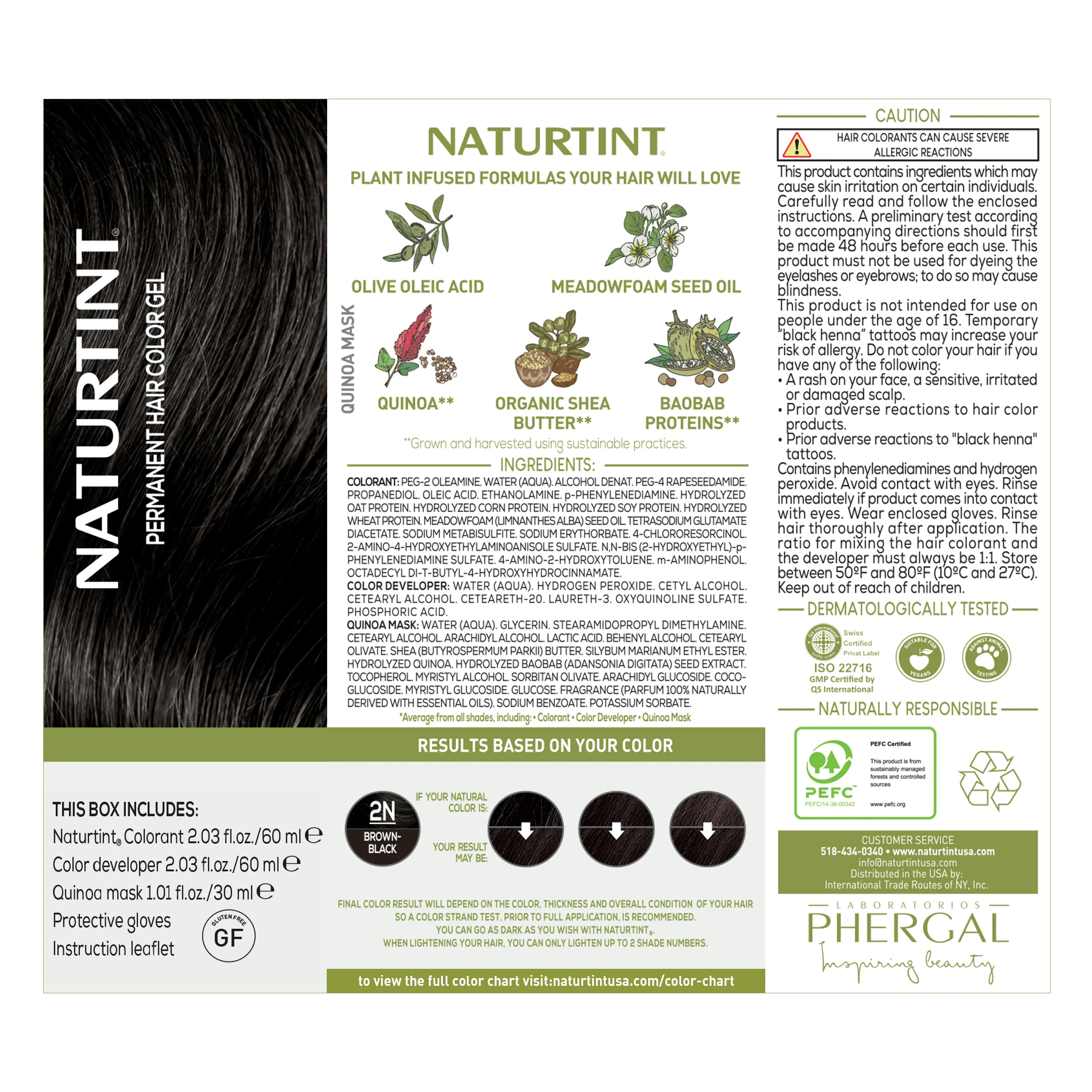 Naturtint Permanent Hair Color 2N Brown Black (Packaging may vary) - Image 8
