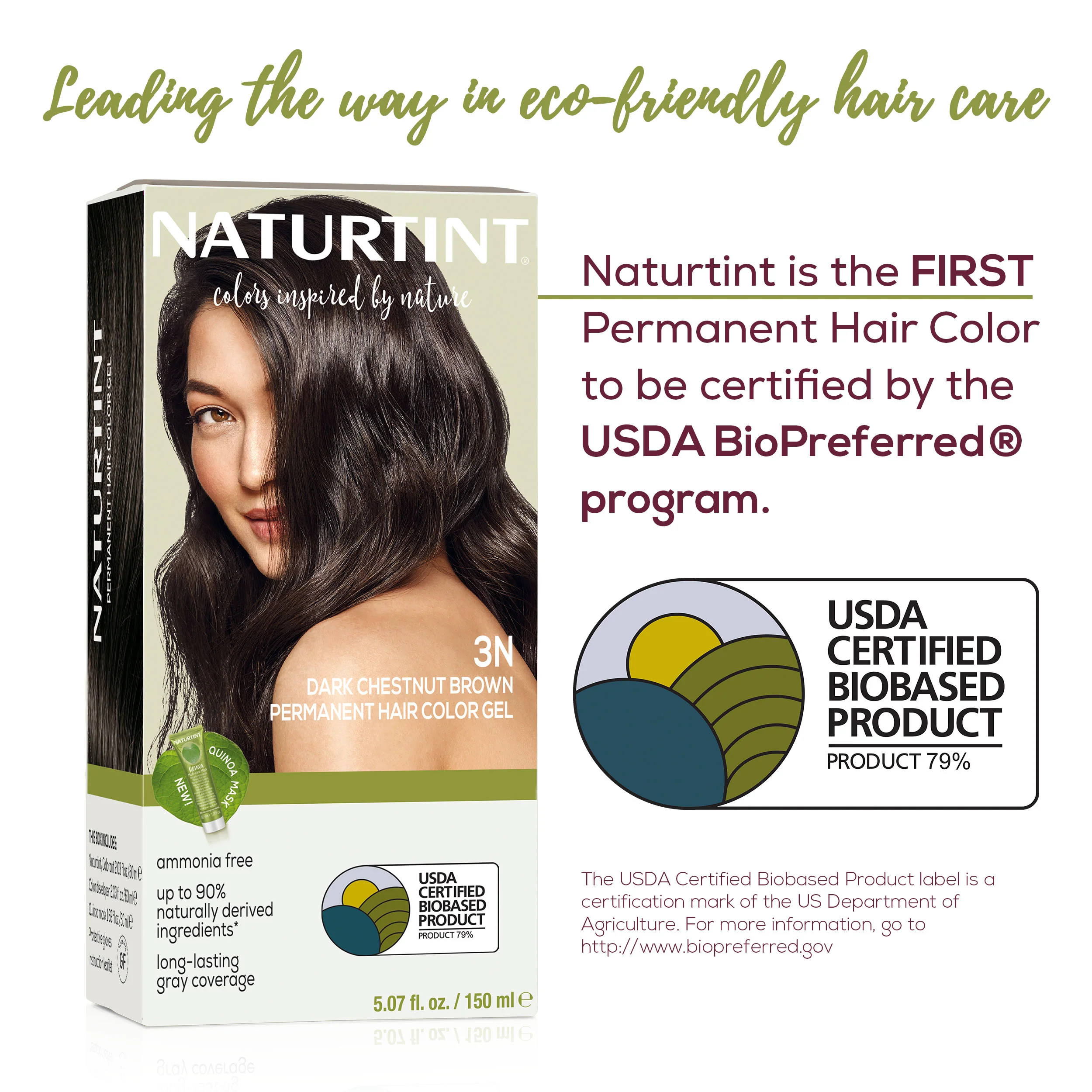 Naturtint Permanent Hair Color 3N Dark Chestnut Brown (Packaging may vary) - Image 4