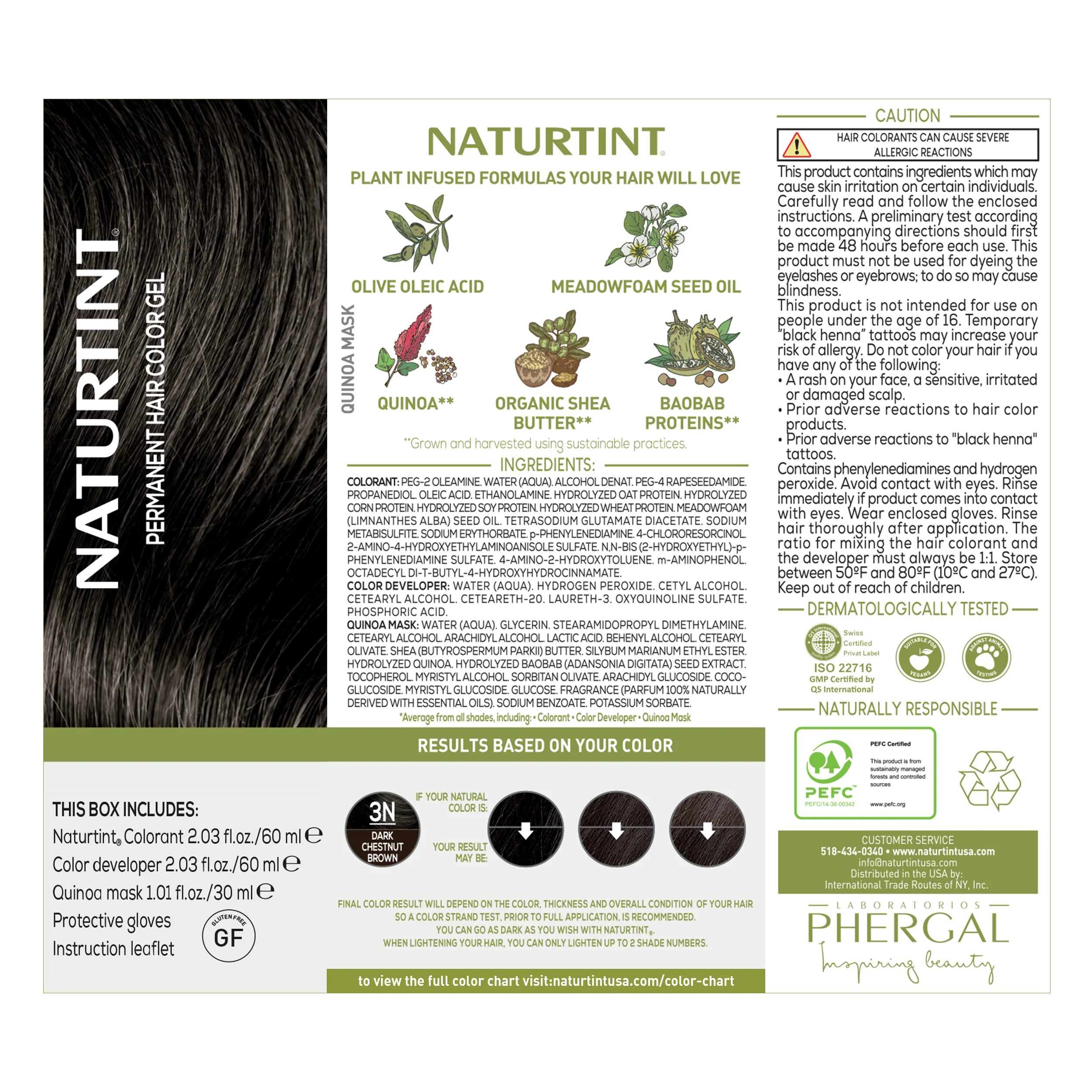 Naturtint Permanent Hair Color 3N Dark Chestnut Brown (Packaging may vary) - Image 8