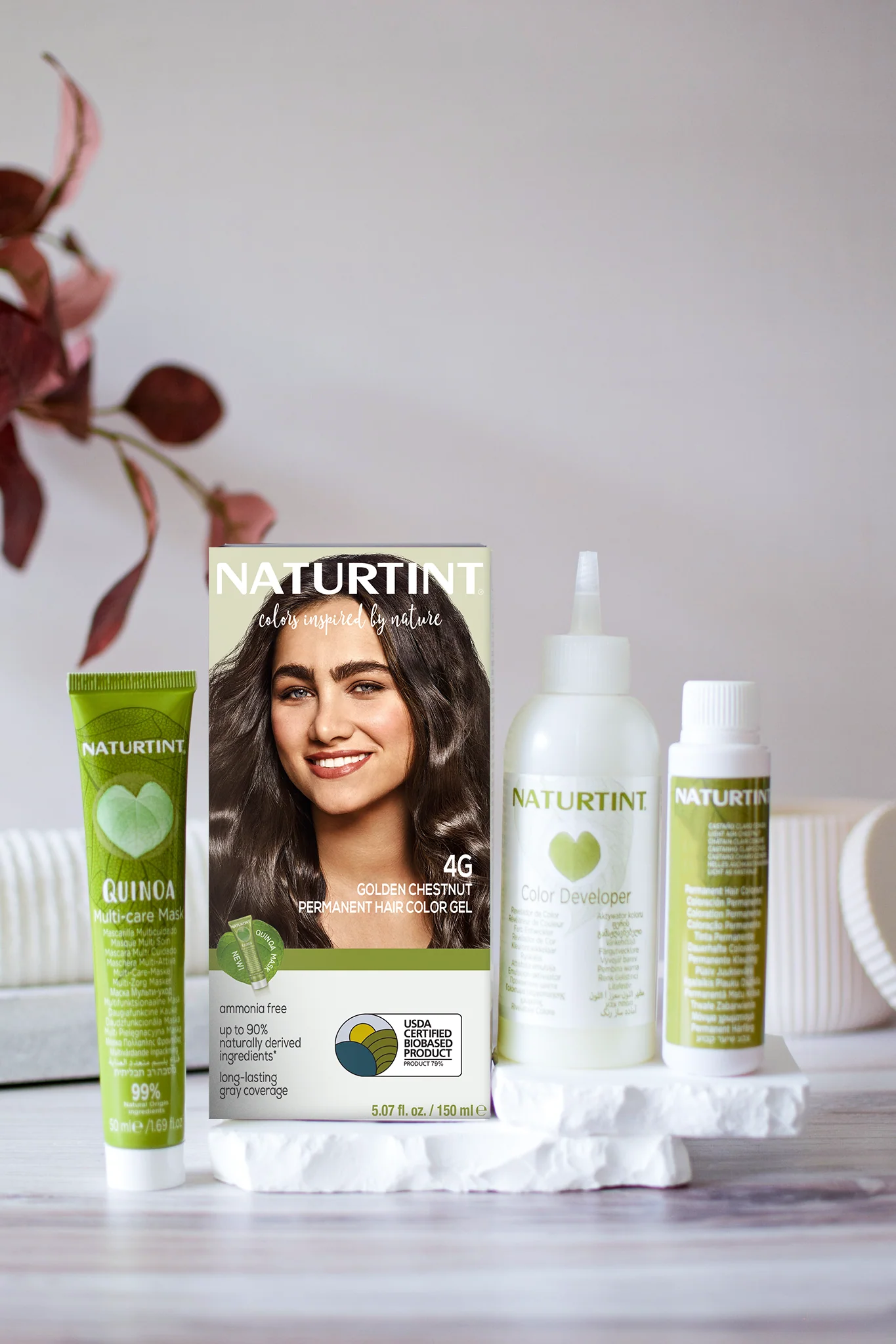 Naturtint Permanent Hair Color 4G Golden Chestnut (Packaging may vary) - Image 3