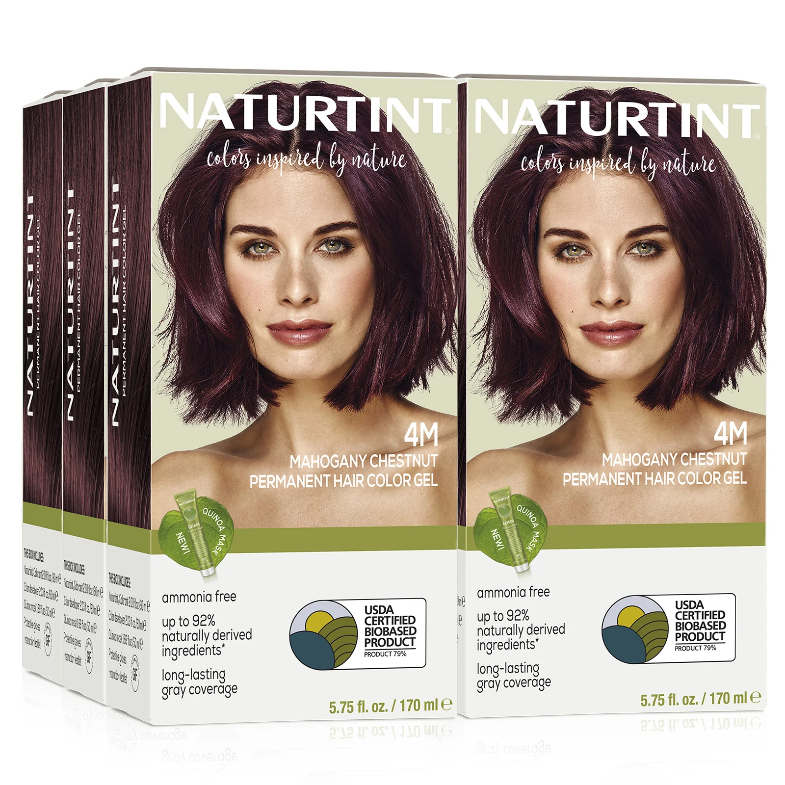 Naturtint Permanent Hair Color 4M Mahogany Chestnut (Packaging may vary) - Image 9