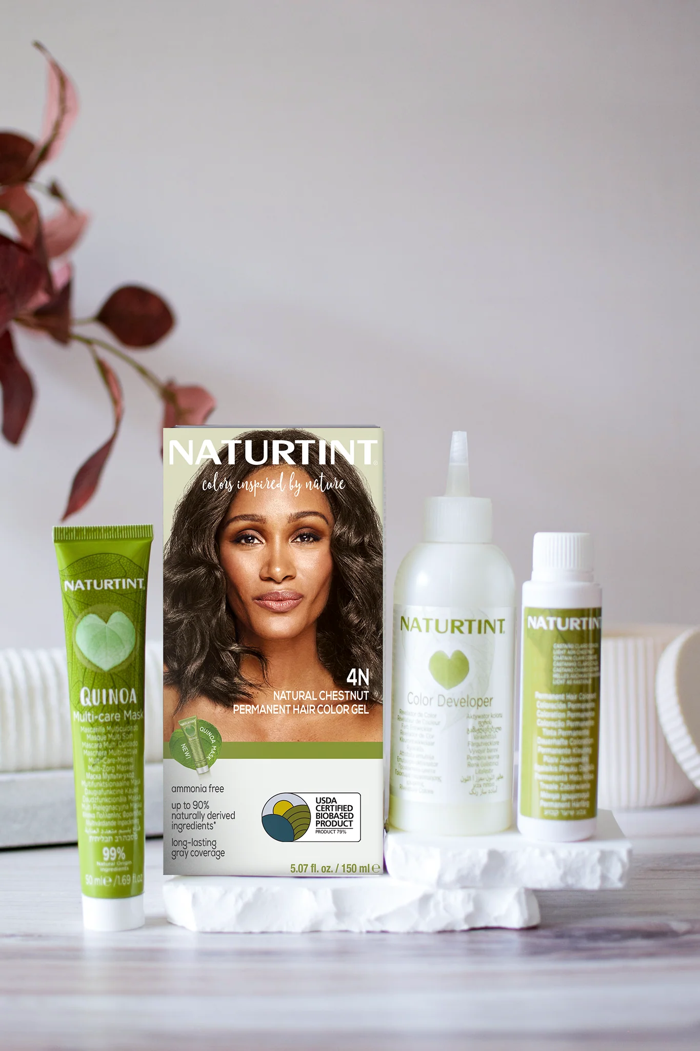 Naturtint Permanent Hair Color 4N Natural Chestnut (Packaging may vary) - Image 3