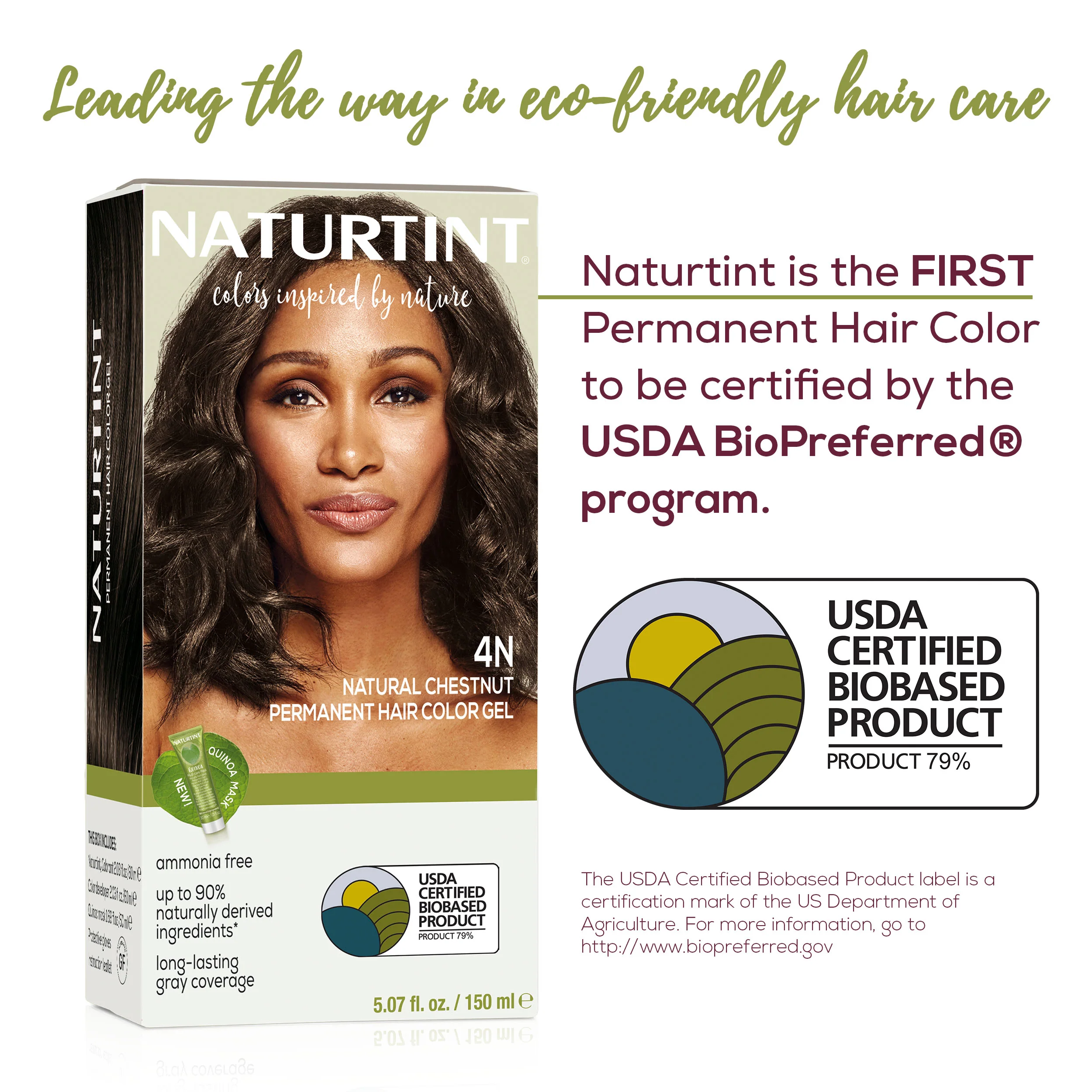 Naturtint Permanent Hair Color 4N Natural Chestnut (Packaging may vary) - Image 4