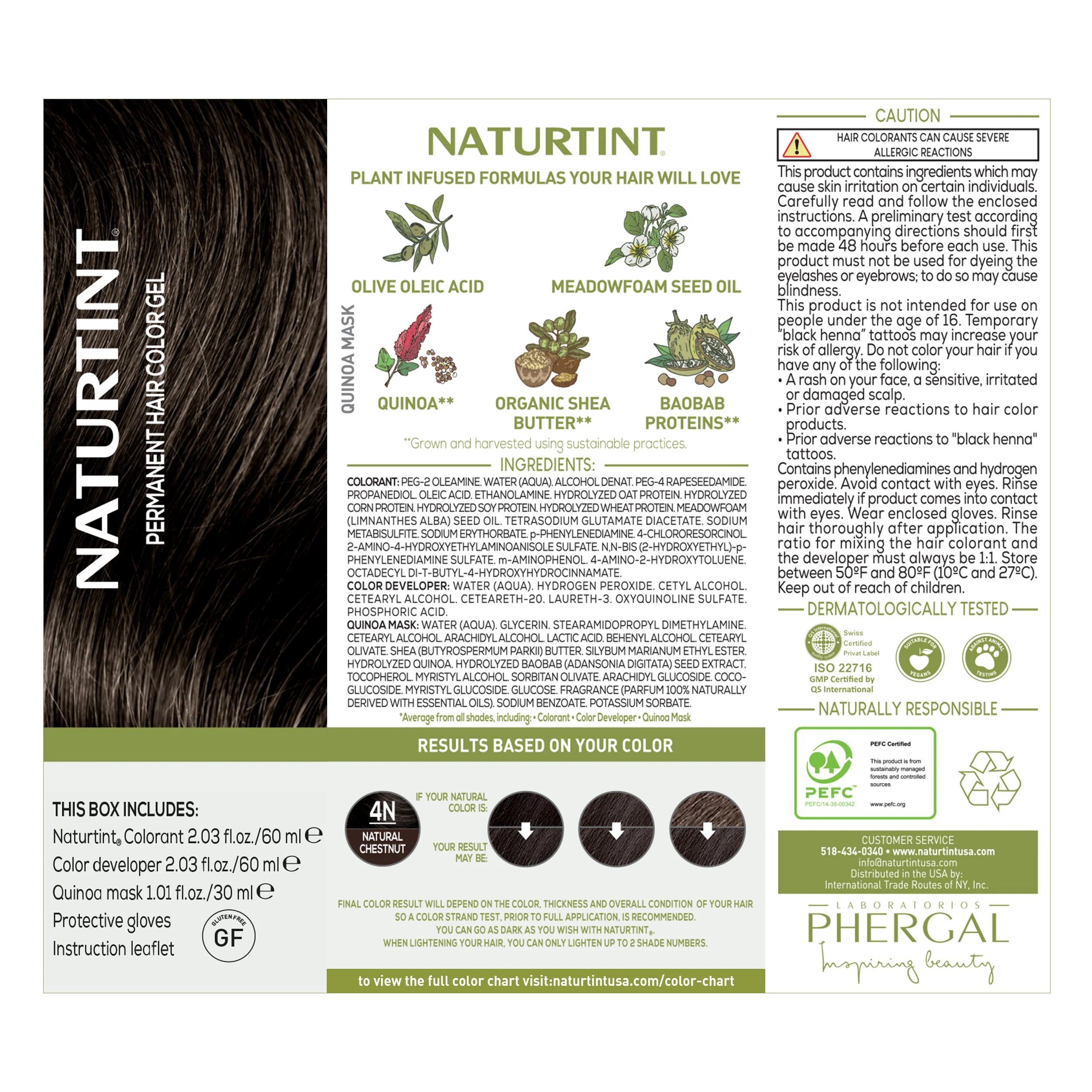 Naturtint Permanent Hair Color 4N Natural Chestnut (Packaging may vary) - Image 8