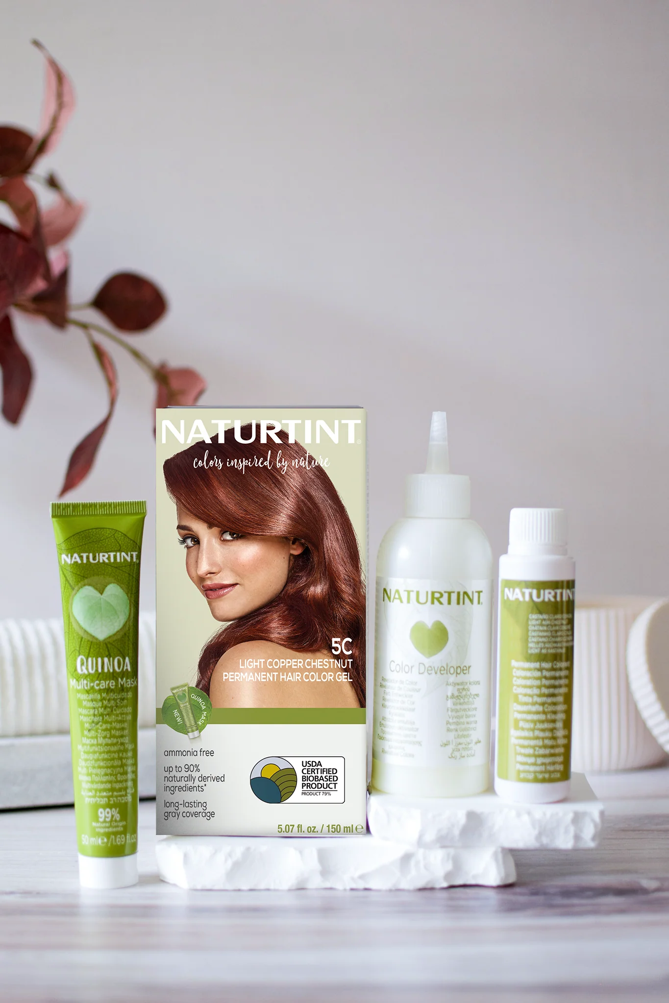 Naturtint Permanent Hair Color 5C Light Copper Chestnut (Packaging may vary) - Image 3