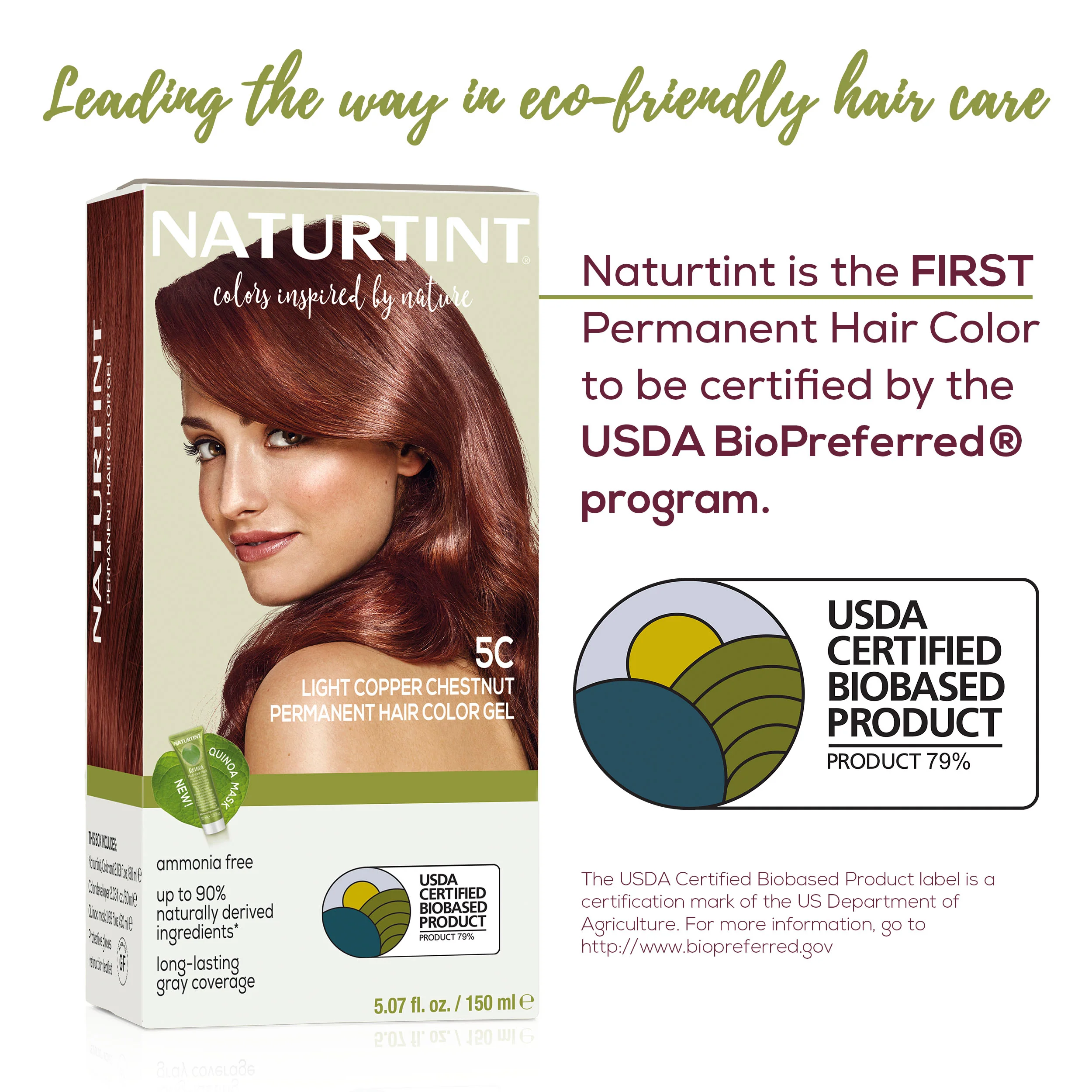 Naturtint Permanent Hair Color 5C Light Copper Chestnut (Packaging may vary) - Image 4