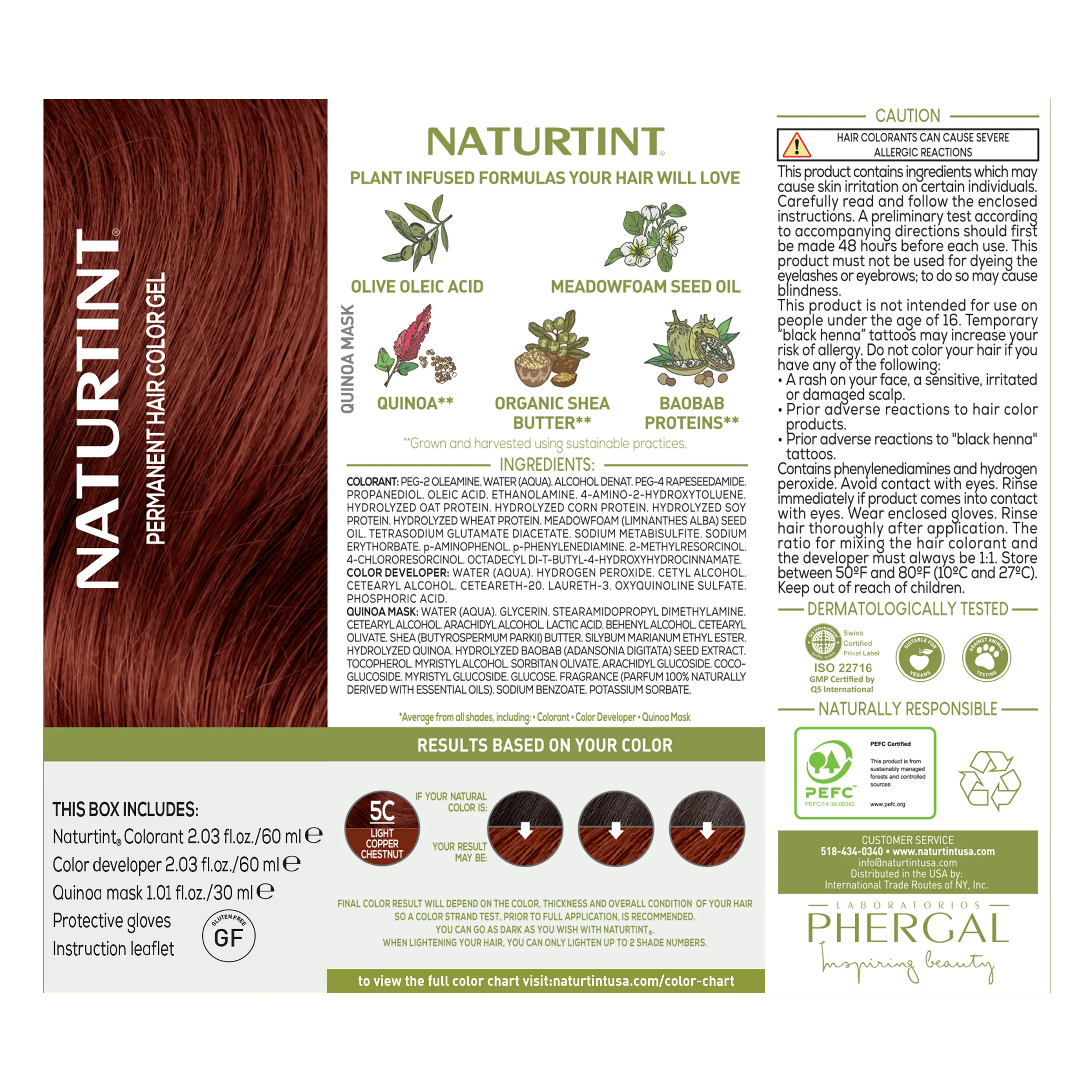 Naturtint Permanent Hair Color 5C Light Copper Chestnut (Packaging may vary) - Image 8