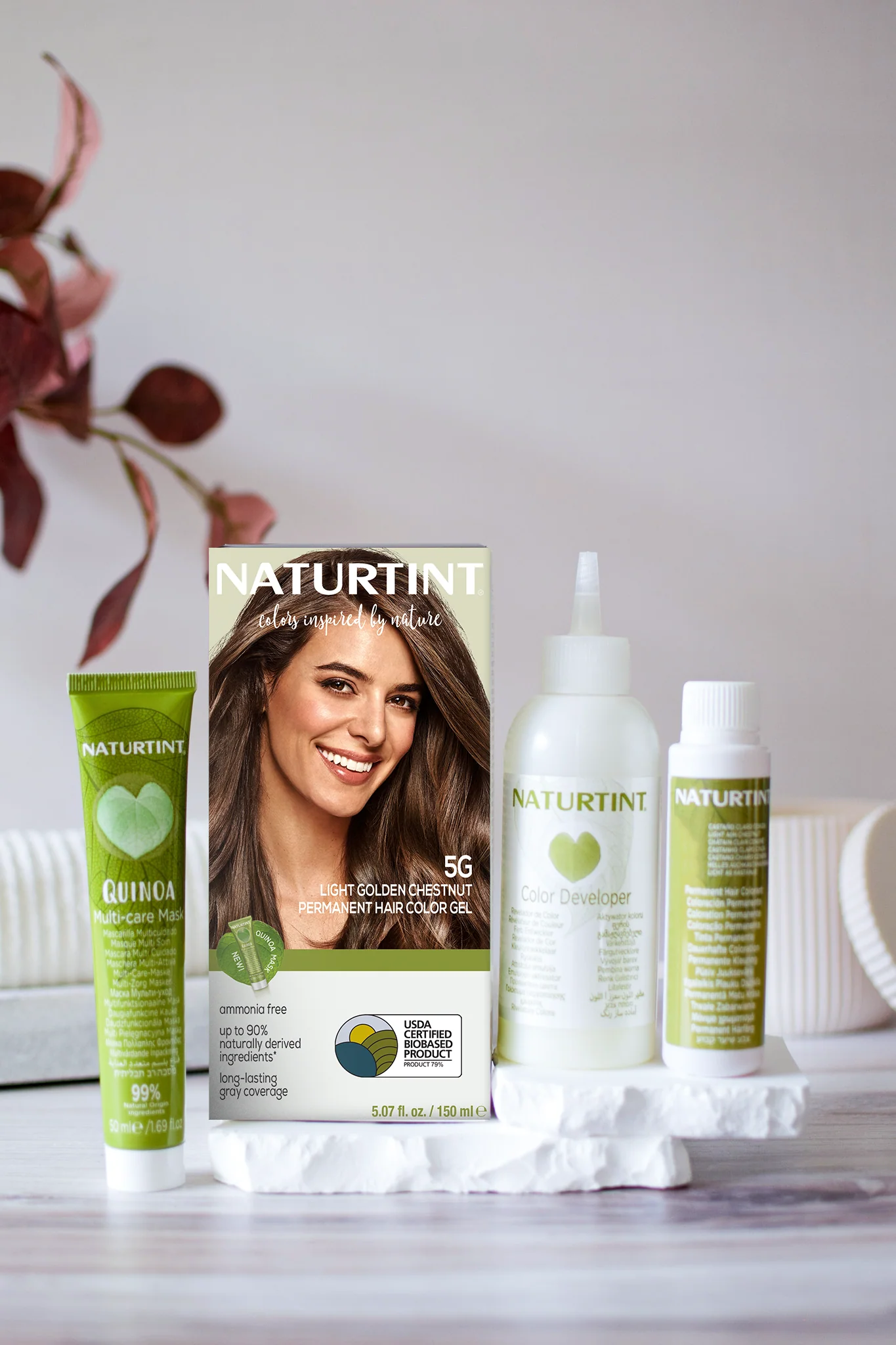 Naturtint Permanent Hair Color 5G Light Golden Chestnut (Packaging may vary) - Image 3