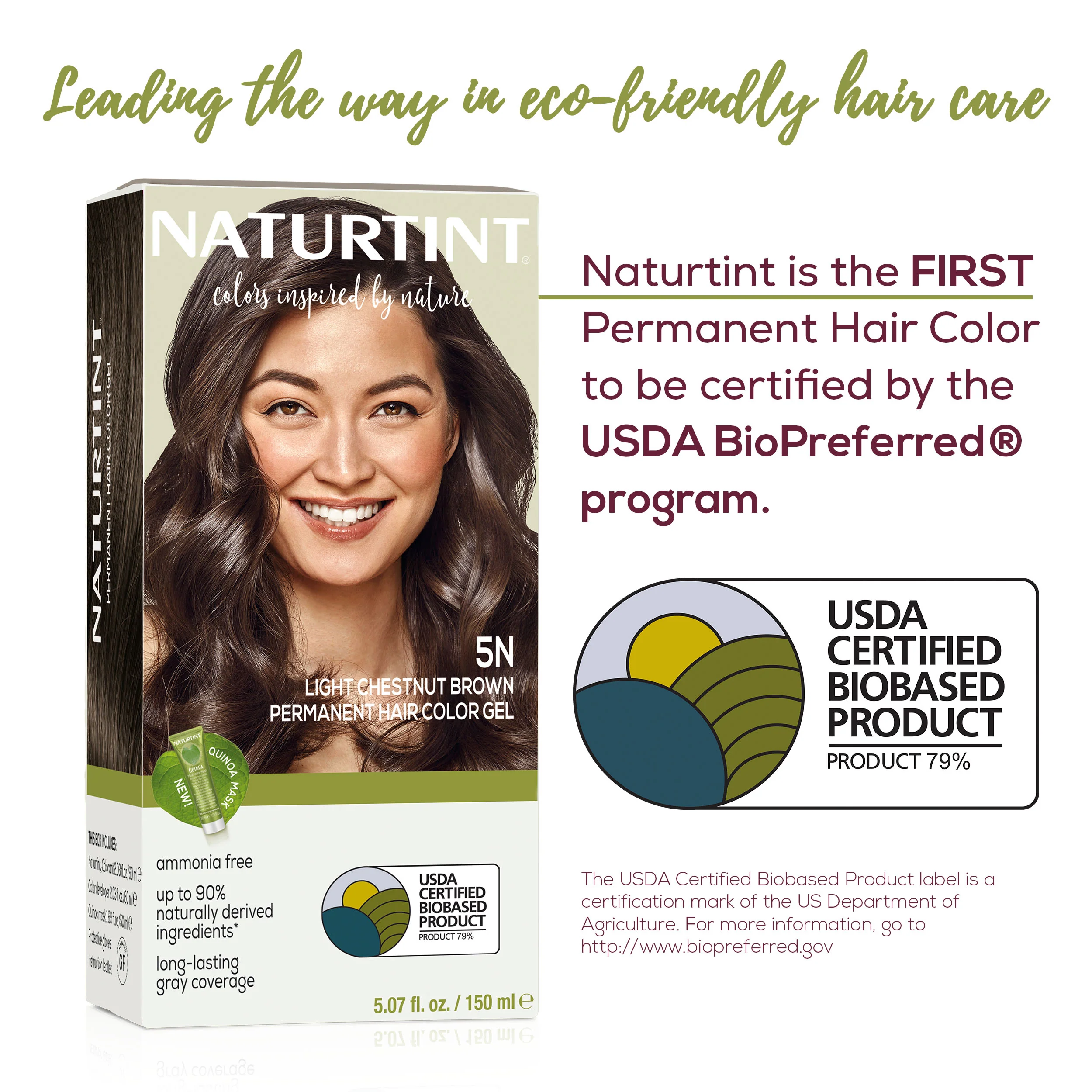 Naturtint Permanent Hair Color 5N Light Chestnut Brown (Packaging may vary) - Image 4