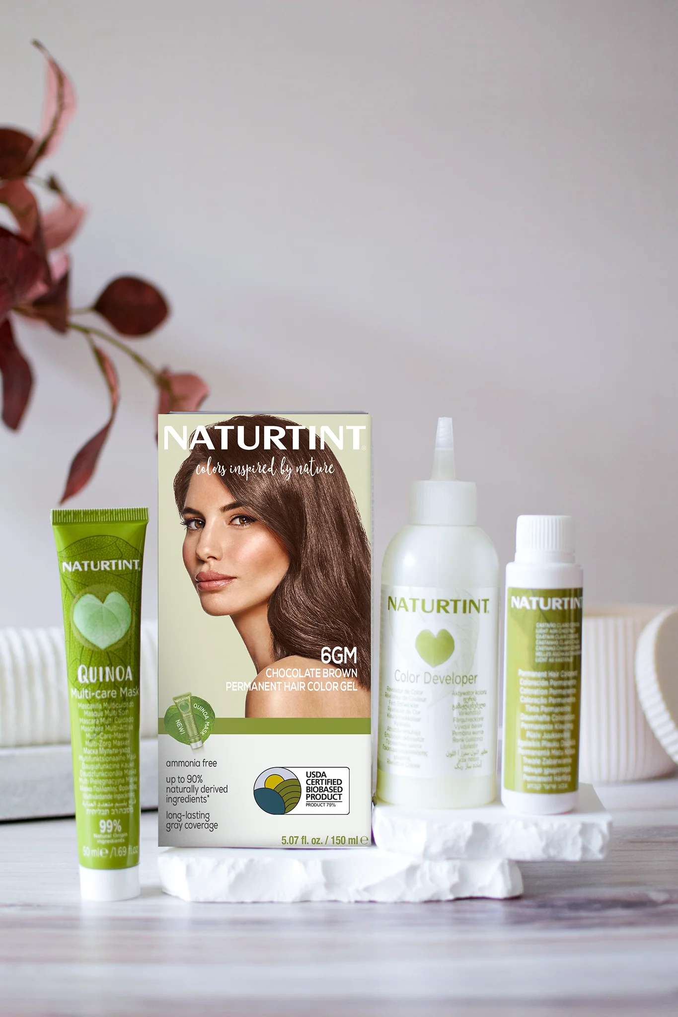 Naturtint Permanent Hair Color 6GM Chocolate Brown (Packaging may vary) - Image 3