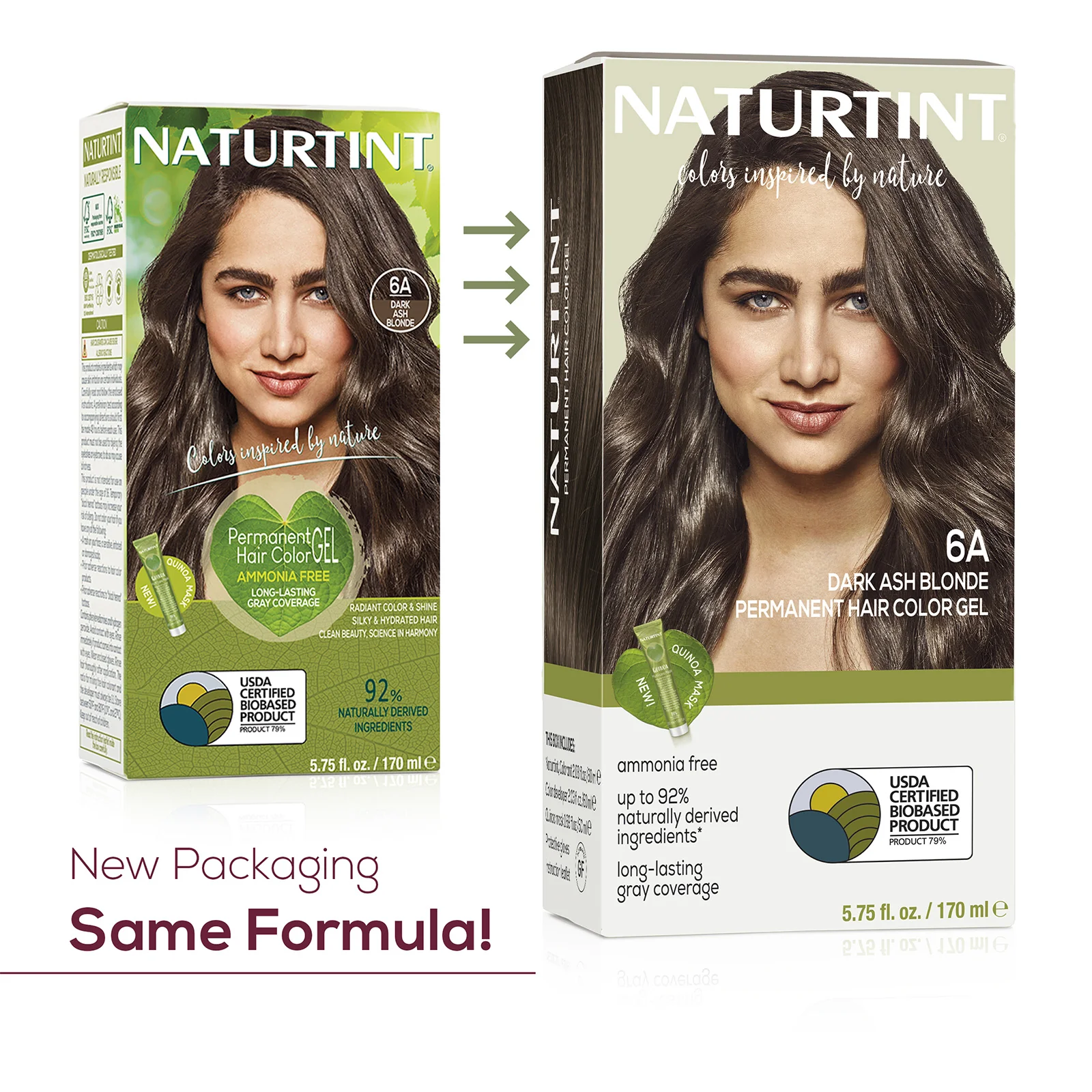 Naturtint Permanent Hair Color 6A Dark Ash Blonde (Packaging may vary) - Image 8