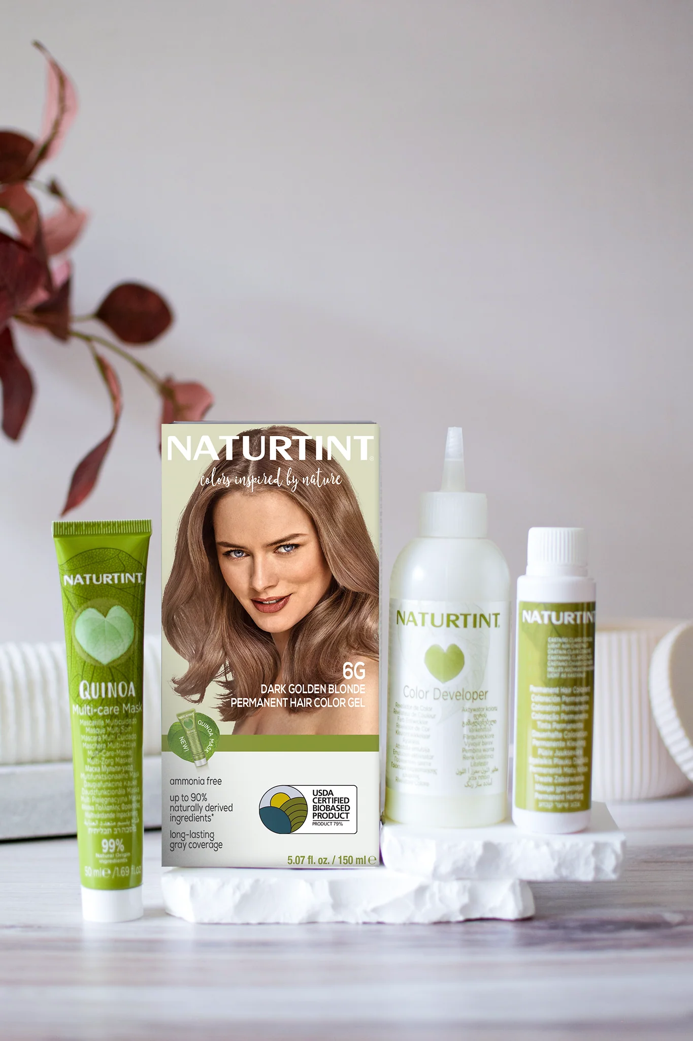 Naturtint Permanent Hair Color 6G Dark Golden Blonde (Packaging may vary) - Image 3