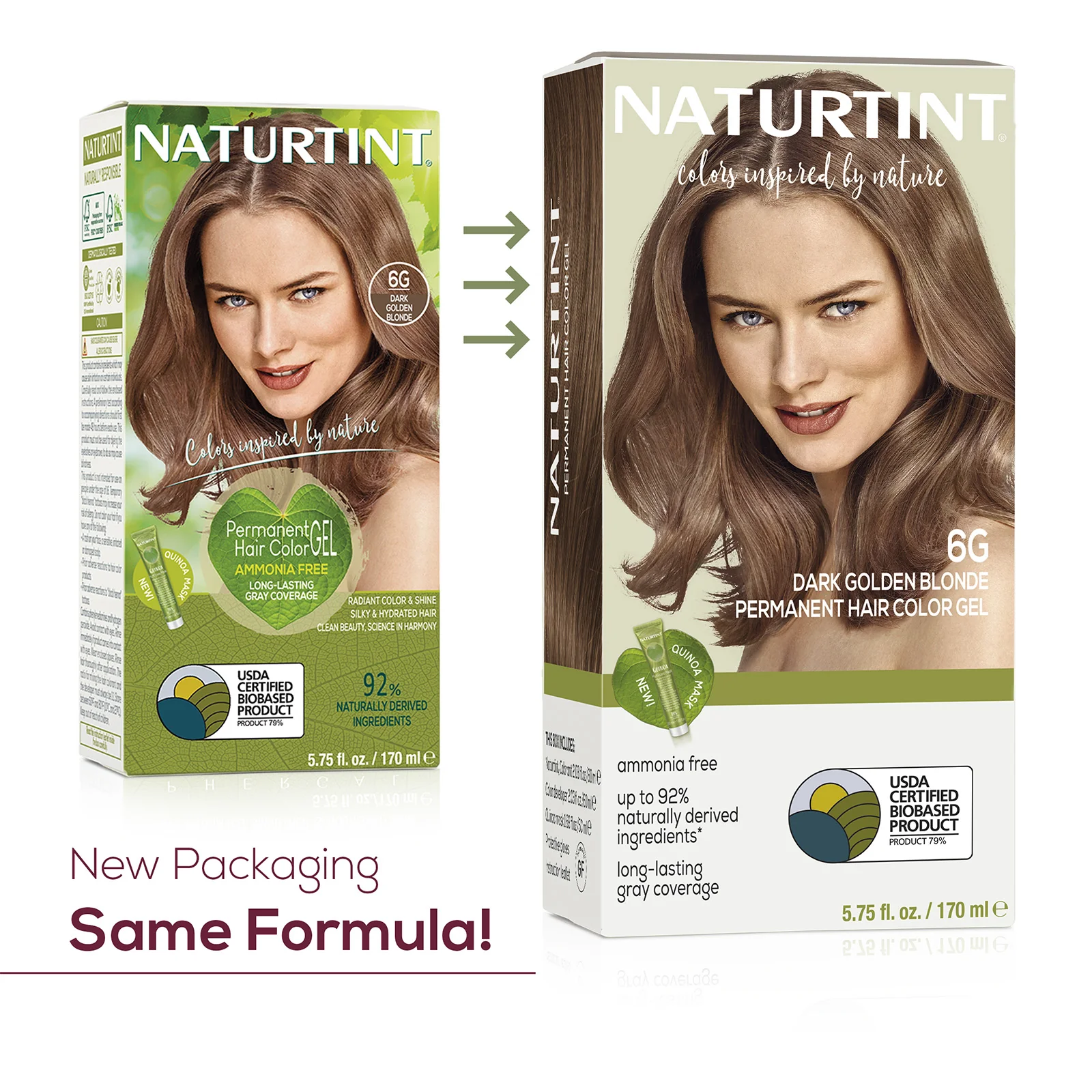 Naturtint Permanent Hair Color 6G Dark Golden Blonde (Packaging may vary) - Image 6