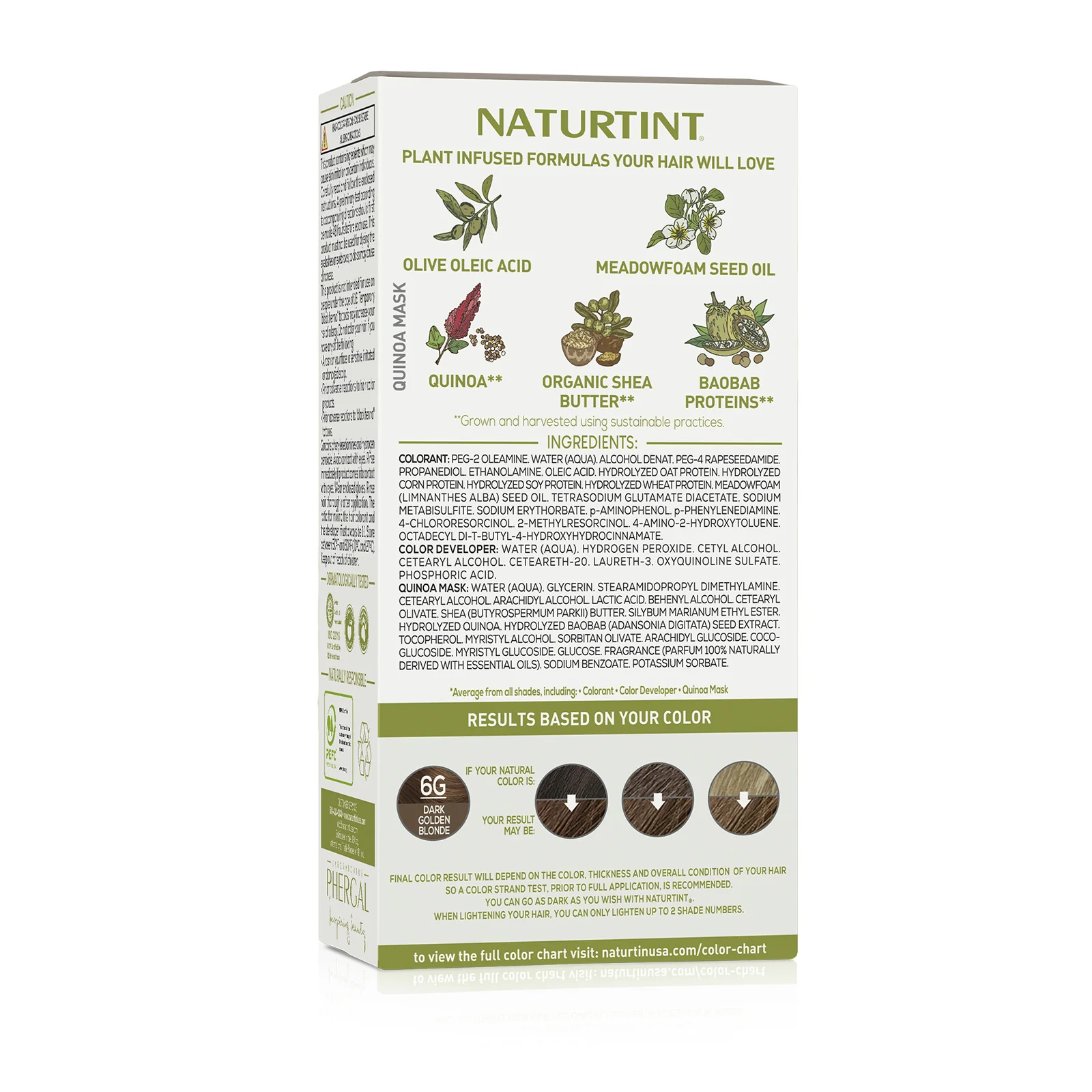 Naturtint Permanent Hair Color 6G Dark Golden Blonde (Packaging may vary) - Image 7