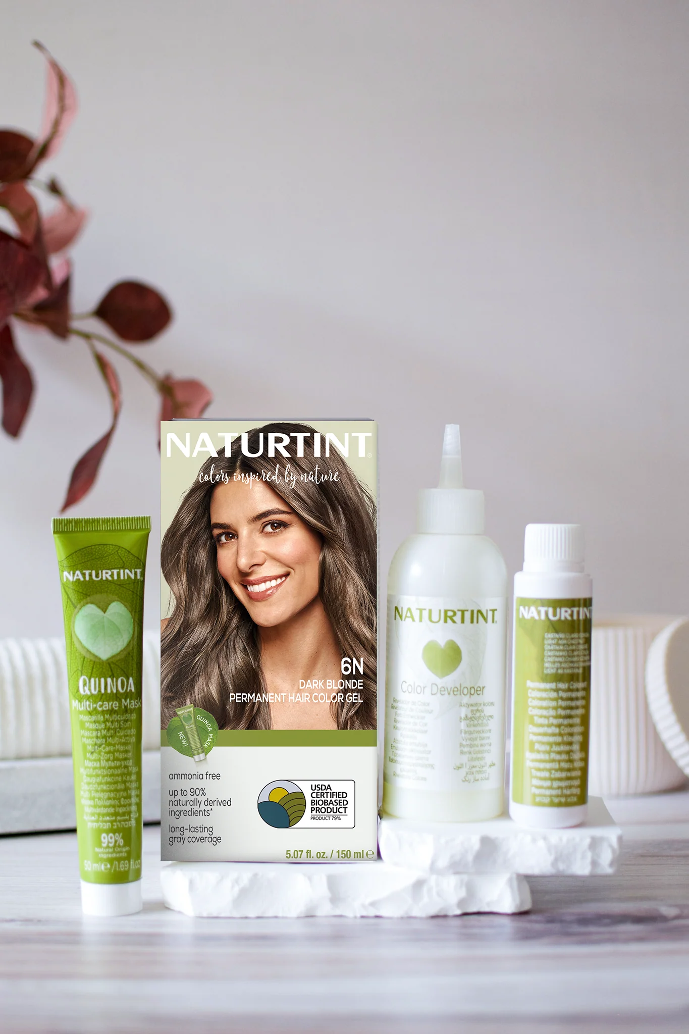 Naturtint Permanent Hair Color 6N Dark Blonde (Packaging may vary) - Image 3