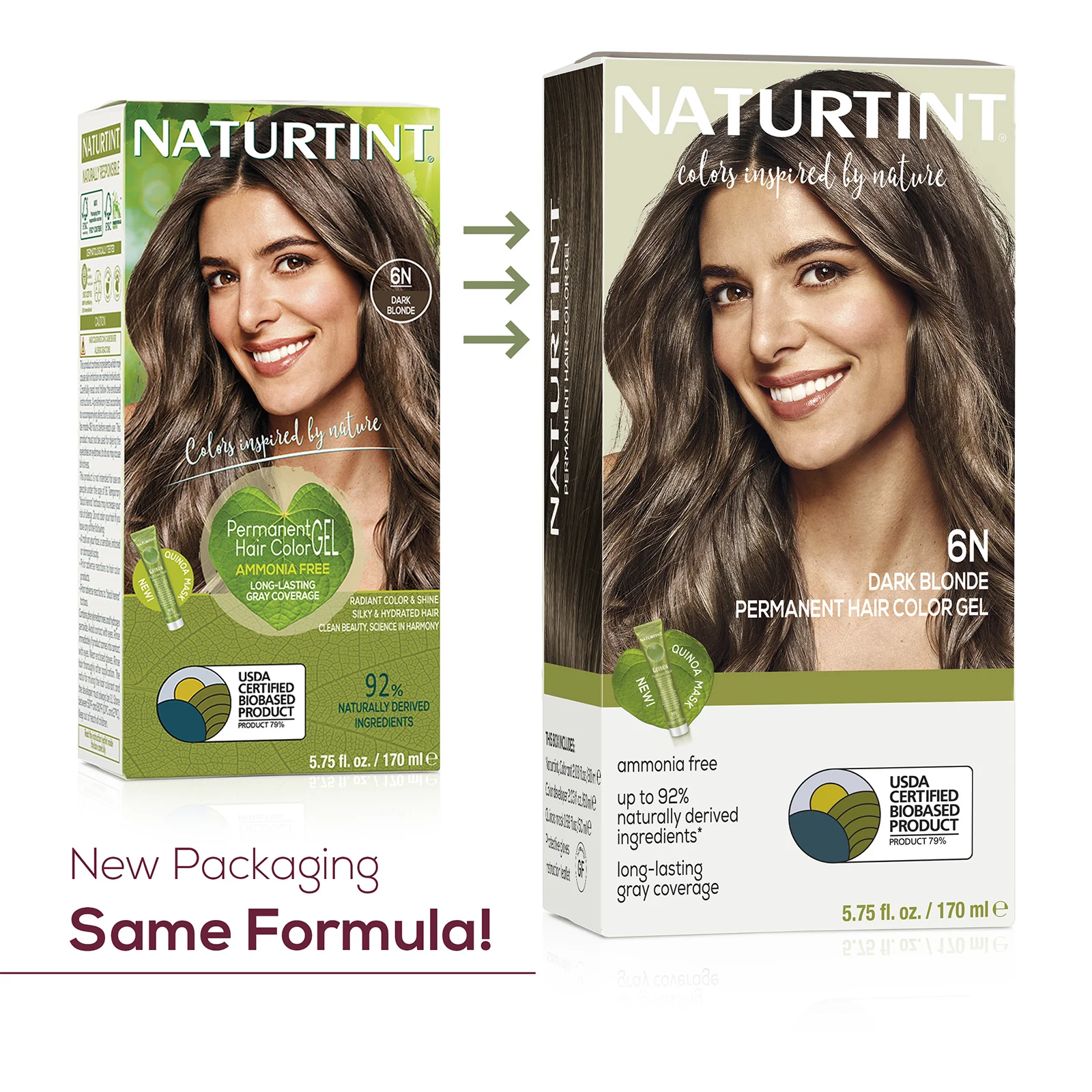 Naturtint Permanent Hair Color 6N Dark Blonde (Packaging may vary) - Image 6