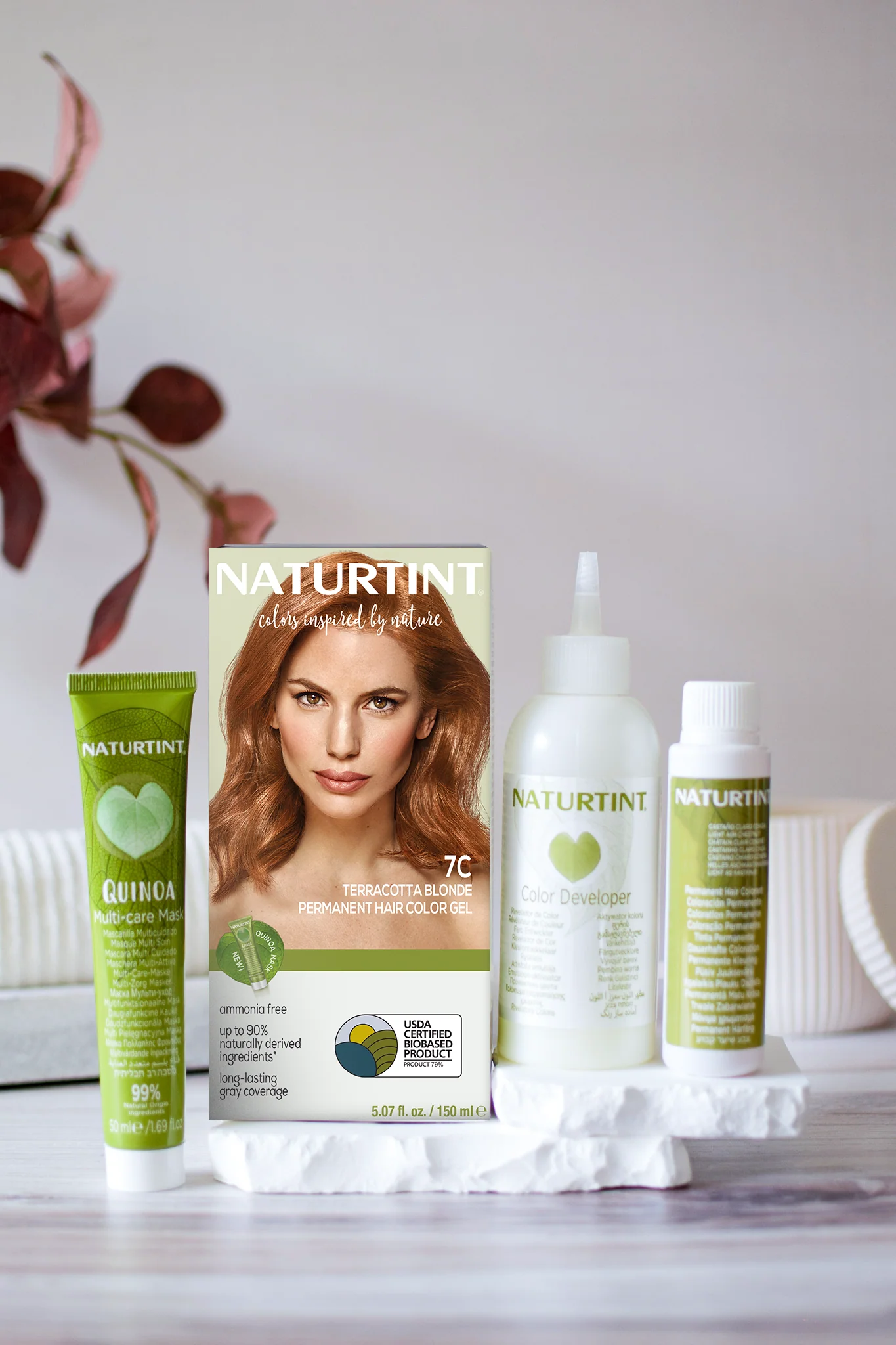 Naturtint Permanent Hair Color 7C Terracotta Blonde (Packaging may vary) - Image 3
