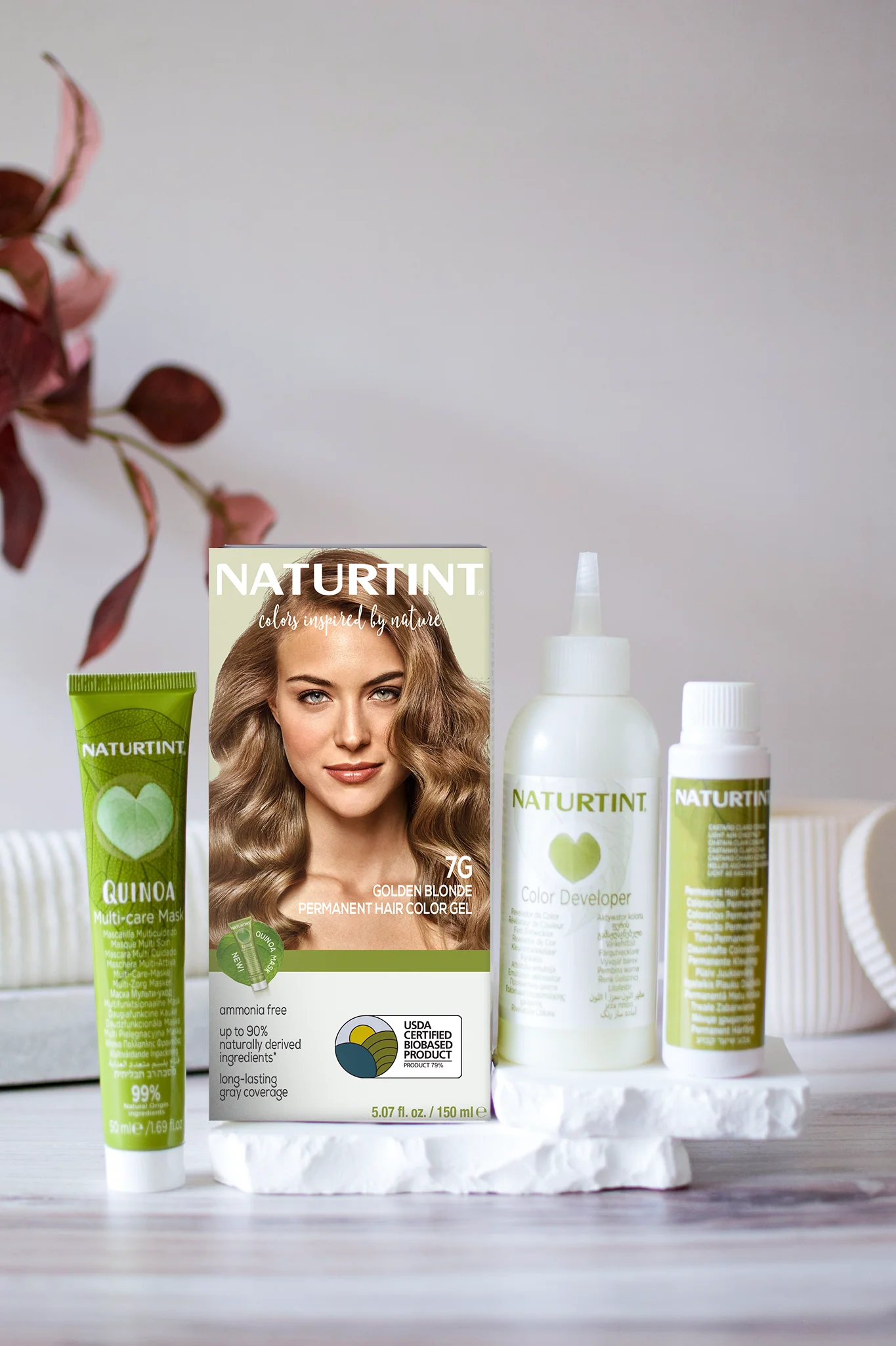 Naturtint Permanent Hair Color 7G Golden Blonde (Packaging may vary) - Image 3