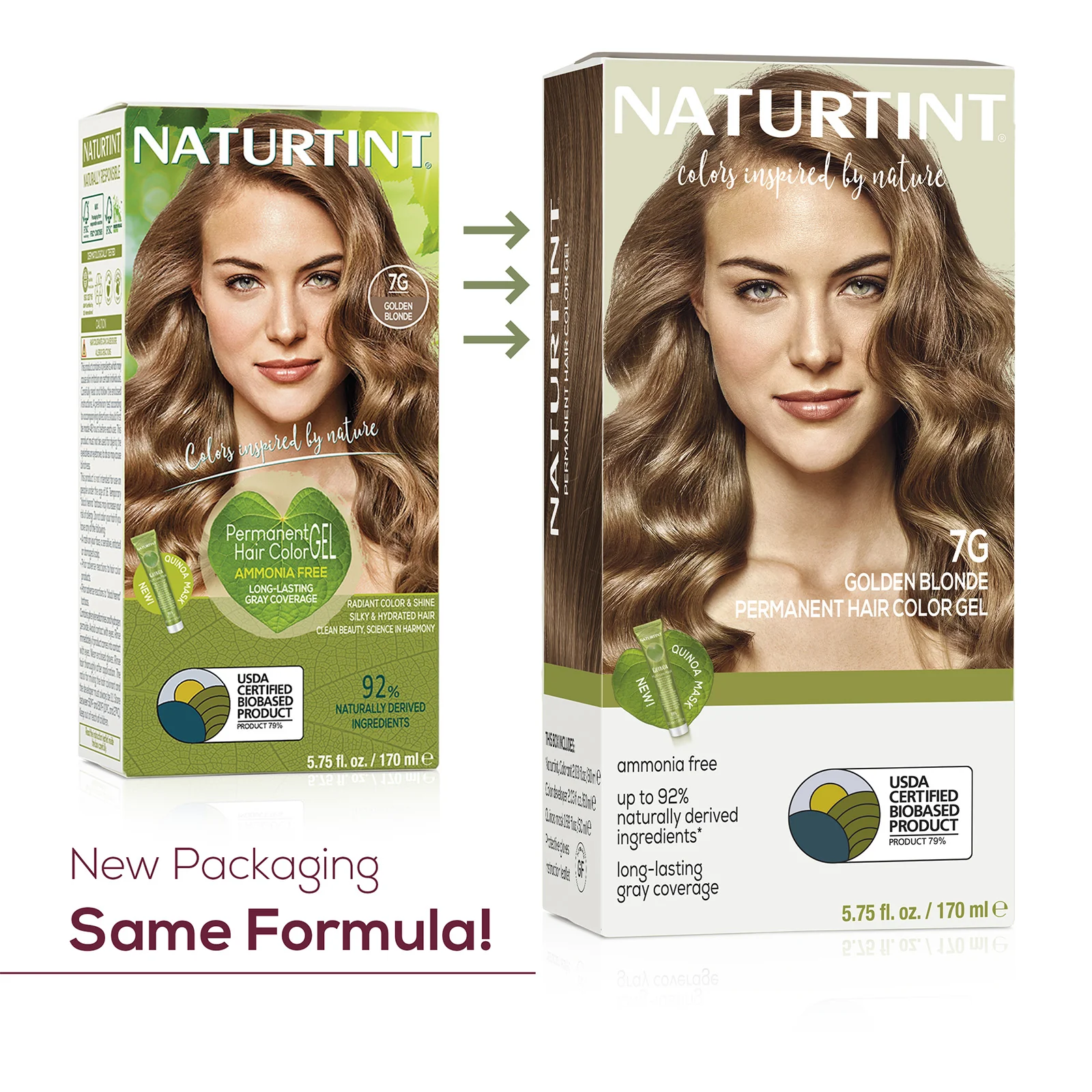Naturtint Permanent Hair Color 7G Golden Blonde (Packaging may vary) - Image 6