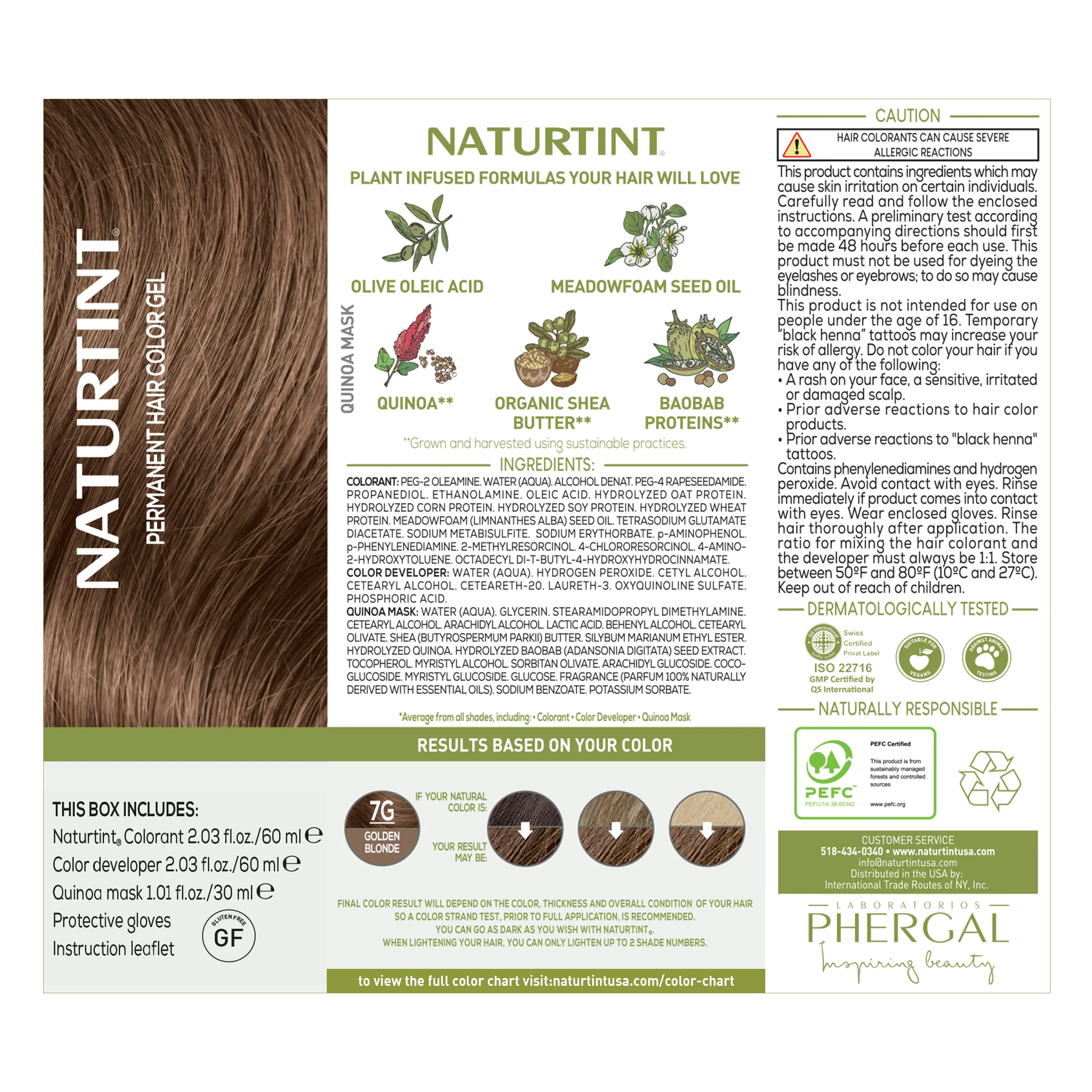 Naturtint Permanent Hair Color 7G Golden Blonde (Packaging may vary) - Image 8