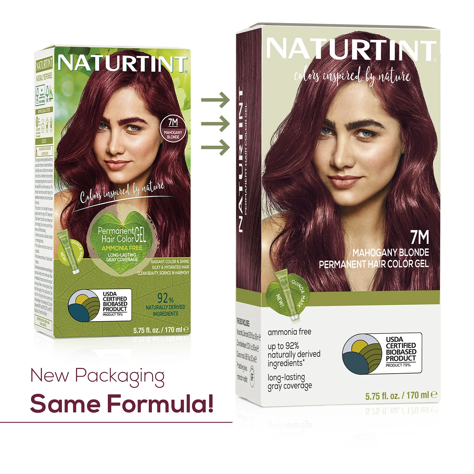 Naturtint Permanent Hair Color 7M Mahogany Blonde (Packaging may vary) - Image 6
