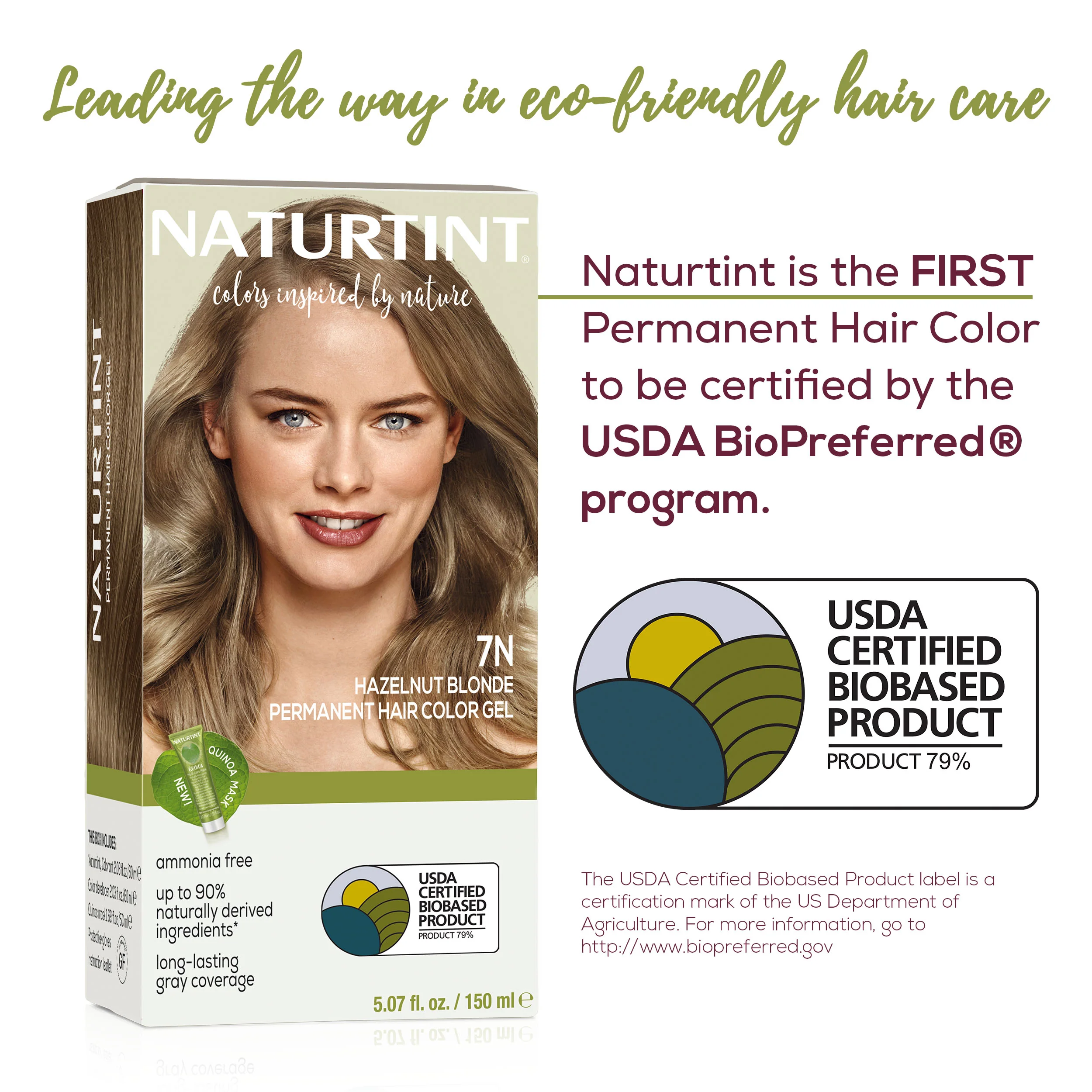 Naturtint Permanent Hair Color 7N Hazelnut Blonde (Packaging may vary) - Image 4