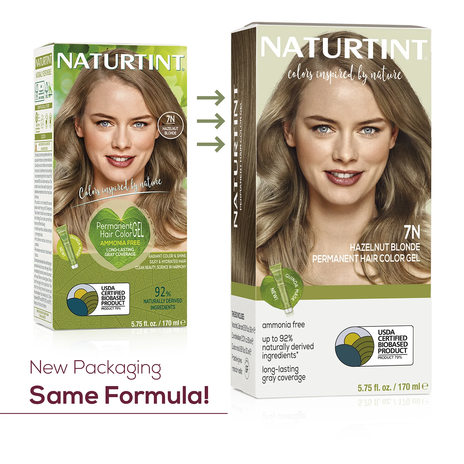 Naturtint Permanent Hair Color 7N Hazelnut Blonde (Packaging may vary) - Image 6