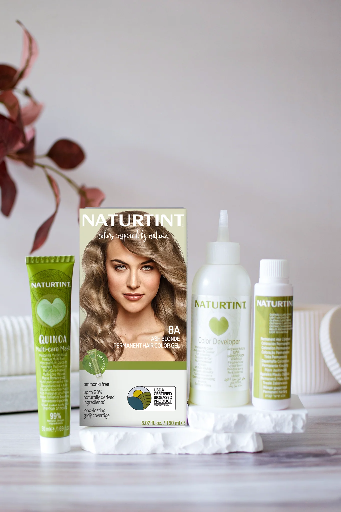Naturtint Permanent Hair Color 8A Ash Blonde (Packaging may vary) - Image 3