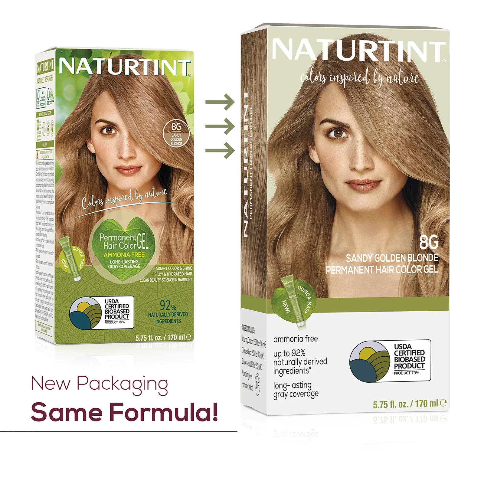 Naturtint Permanent Hair Color 8G Sandy Golden Blonde (Packaging may vary) - Image 6