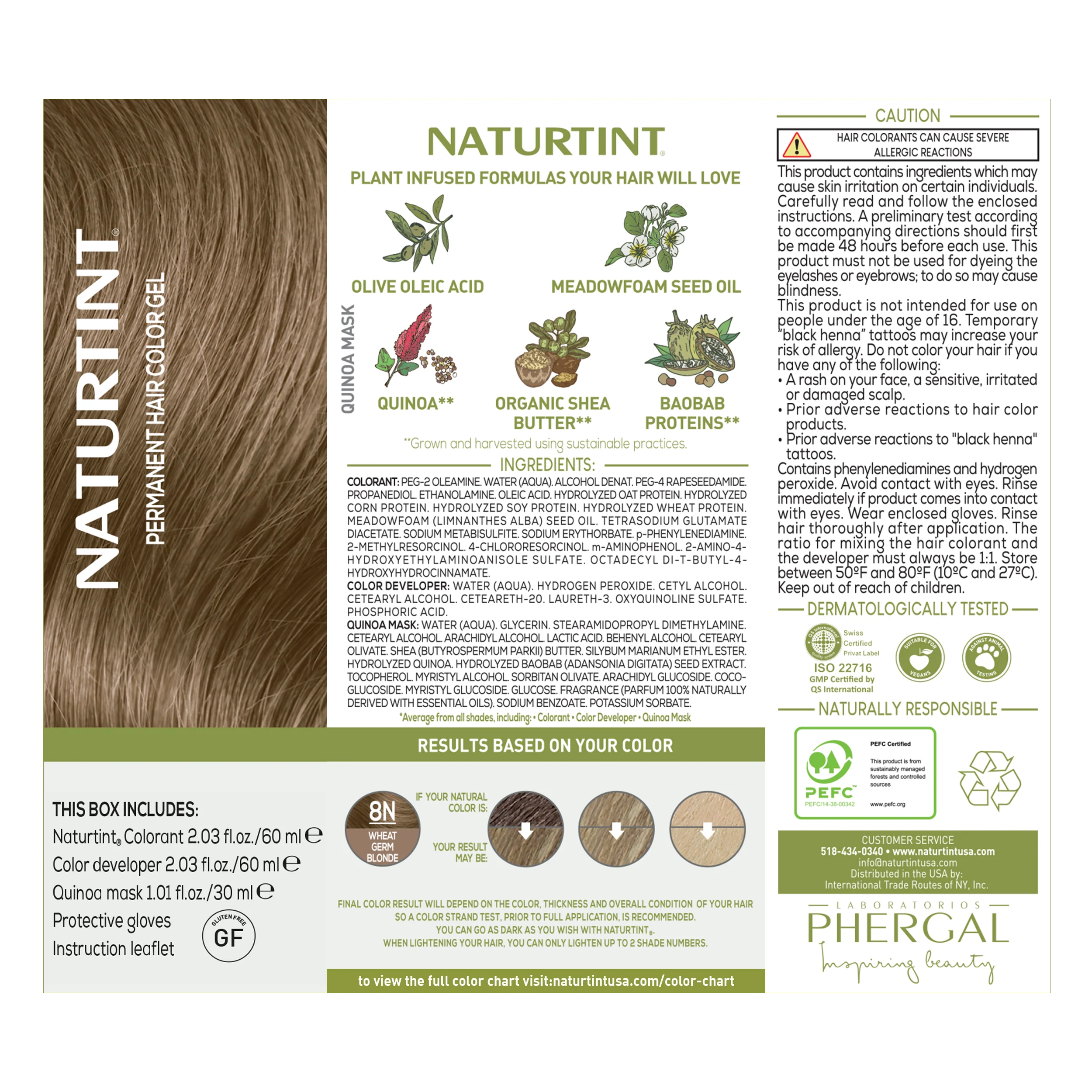 Naturtint Permanent Hair Color 8N Wheat Germ Blonde (Packaging may vary) - Image 8