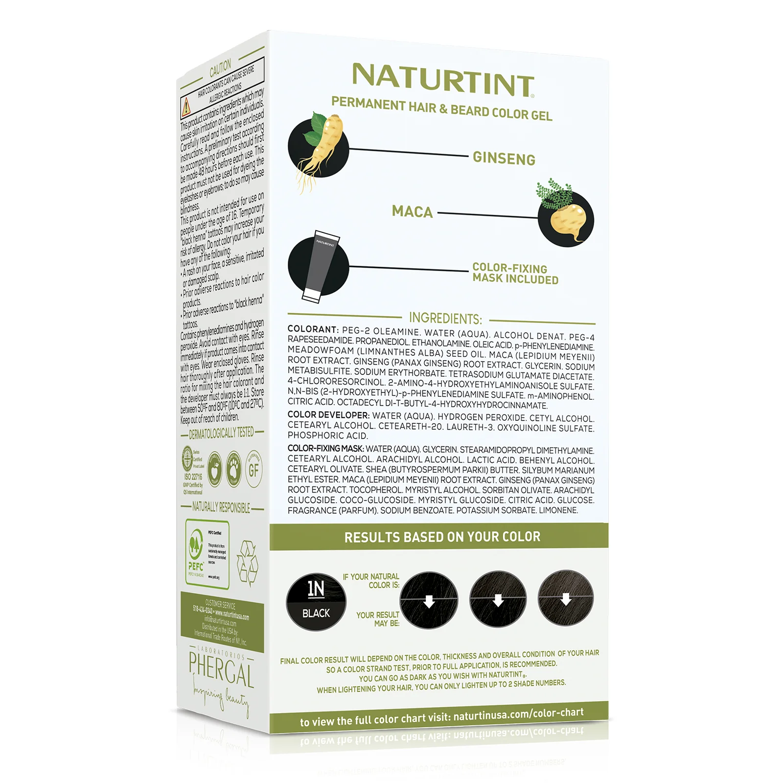 Naturtint Men's Permanent Hair Color 1N Black - Image 3
