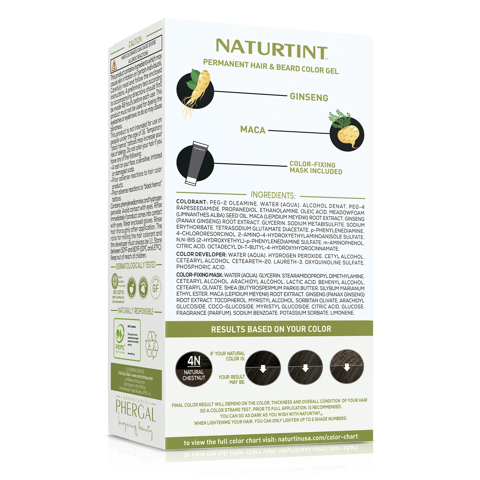 Naturtint Men's Permanent Hair Color 4N Natural Chestnut - Image 3