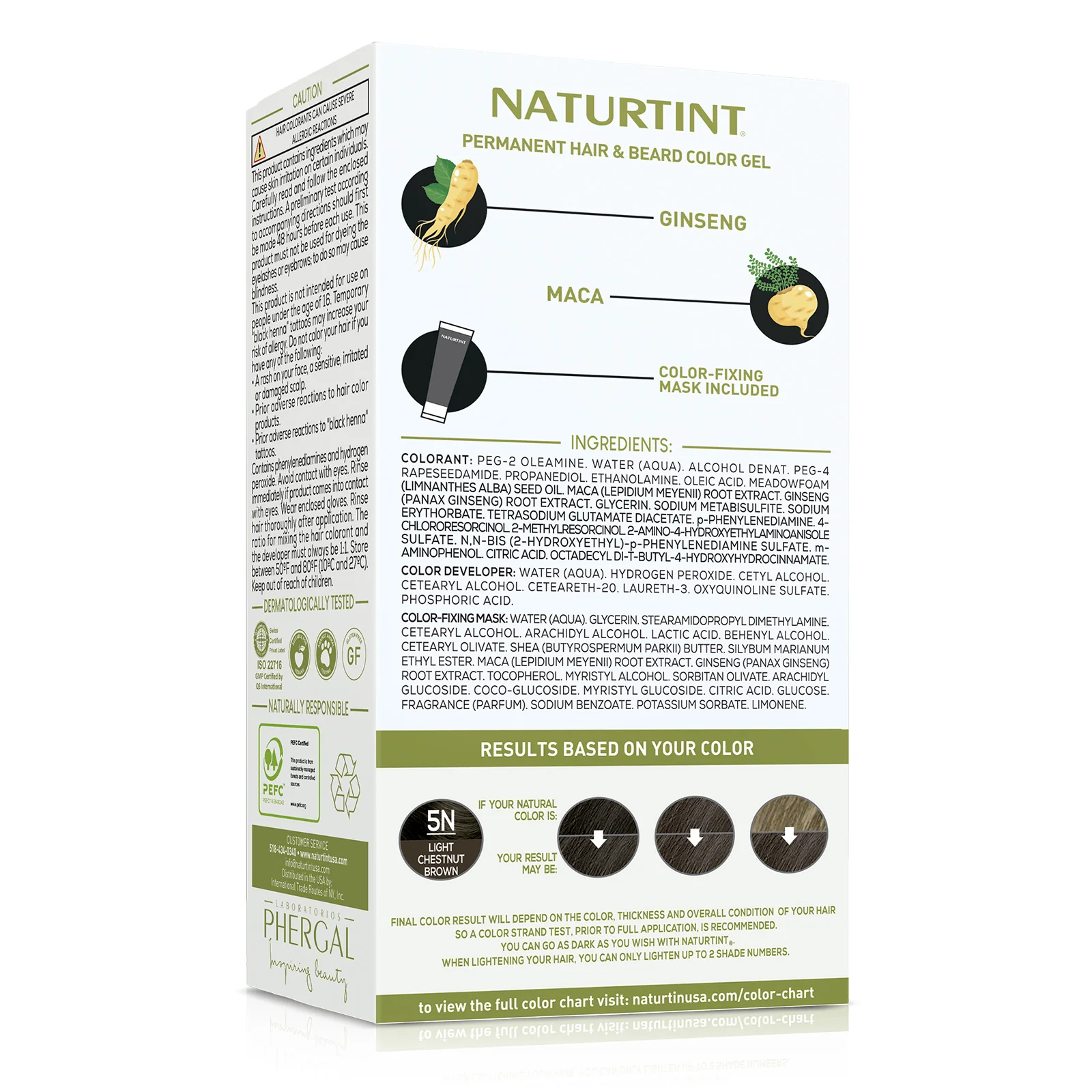 Naturtint Men's Permanent Hair Color 5N Light Chestnut Brown - Image 3