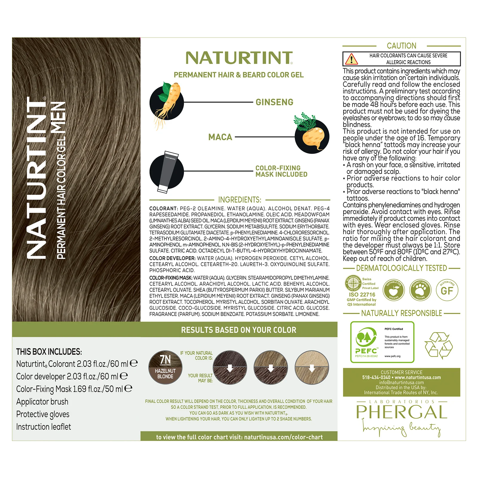 Naturtint Men's Permanent Hair Color 7N Hazelnut Blonde - Image 4