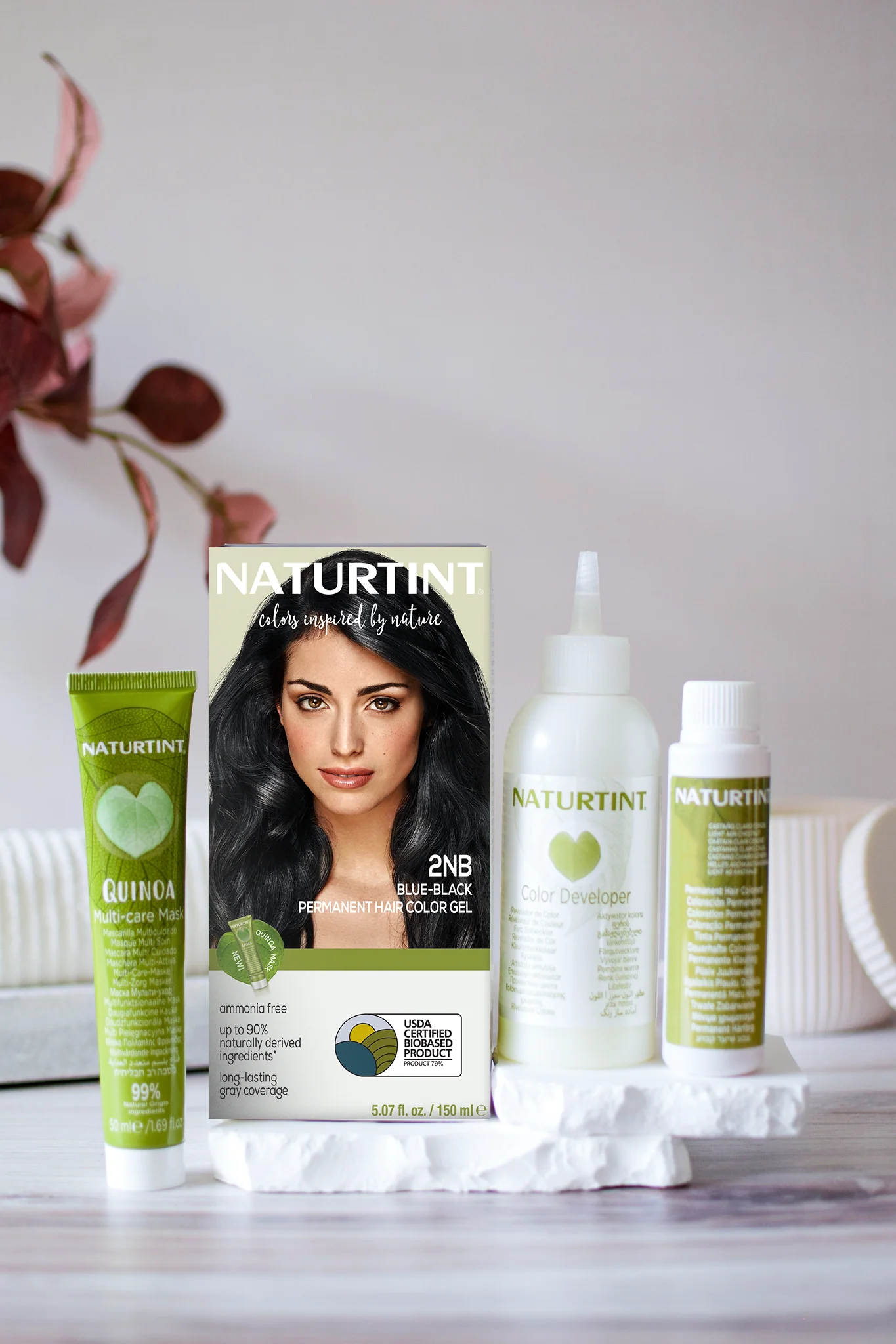 Naturtint Permanent Hair Color 2NB Blue Black (Packaging may vary) - Image 3
