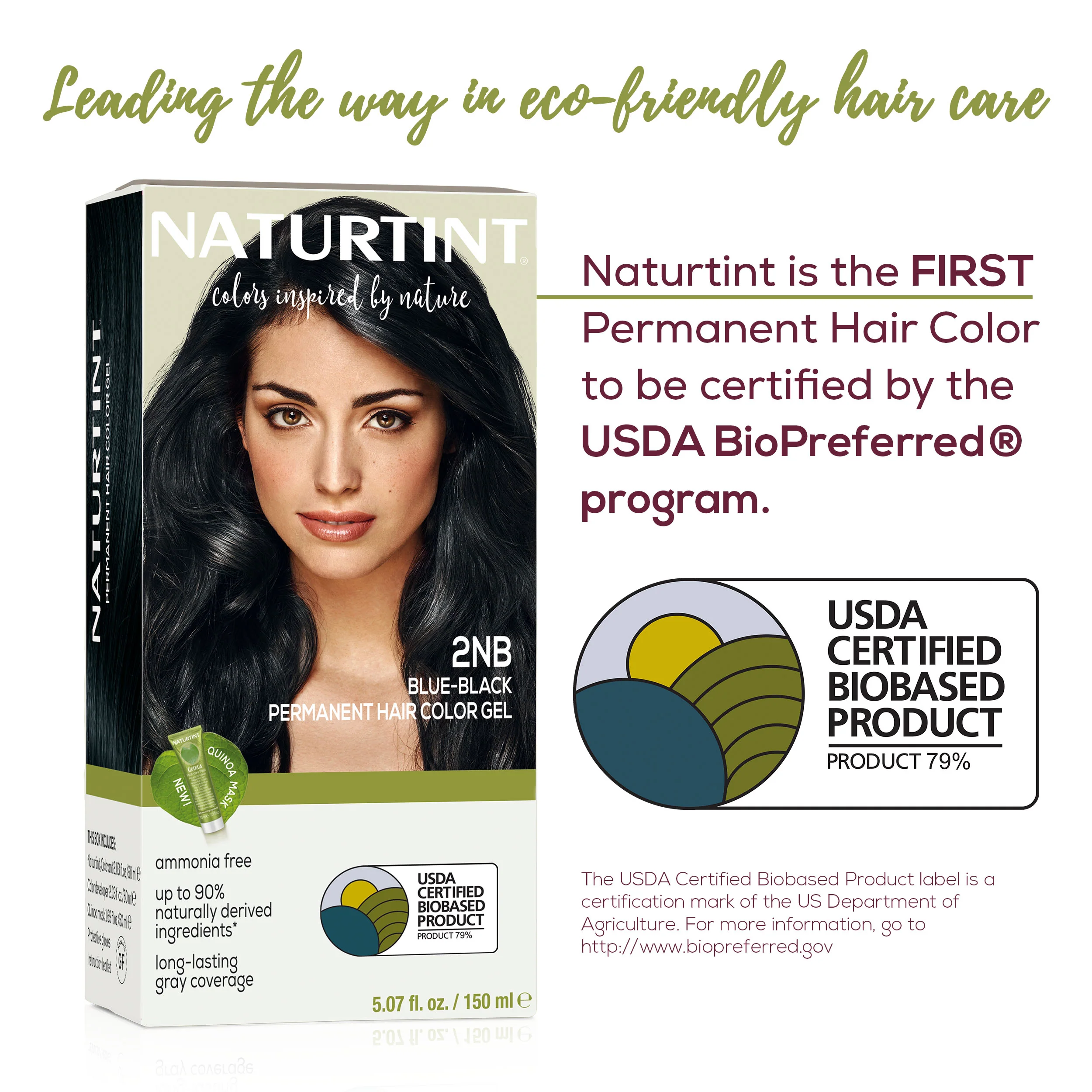 Naturtint Permanent Hair Color 2NB Blue Black (Packaging may vary) - Image 4