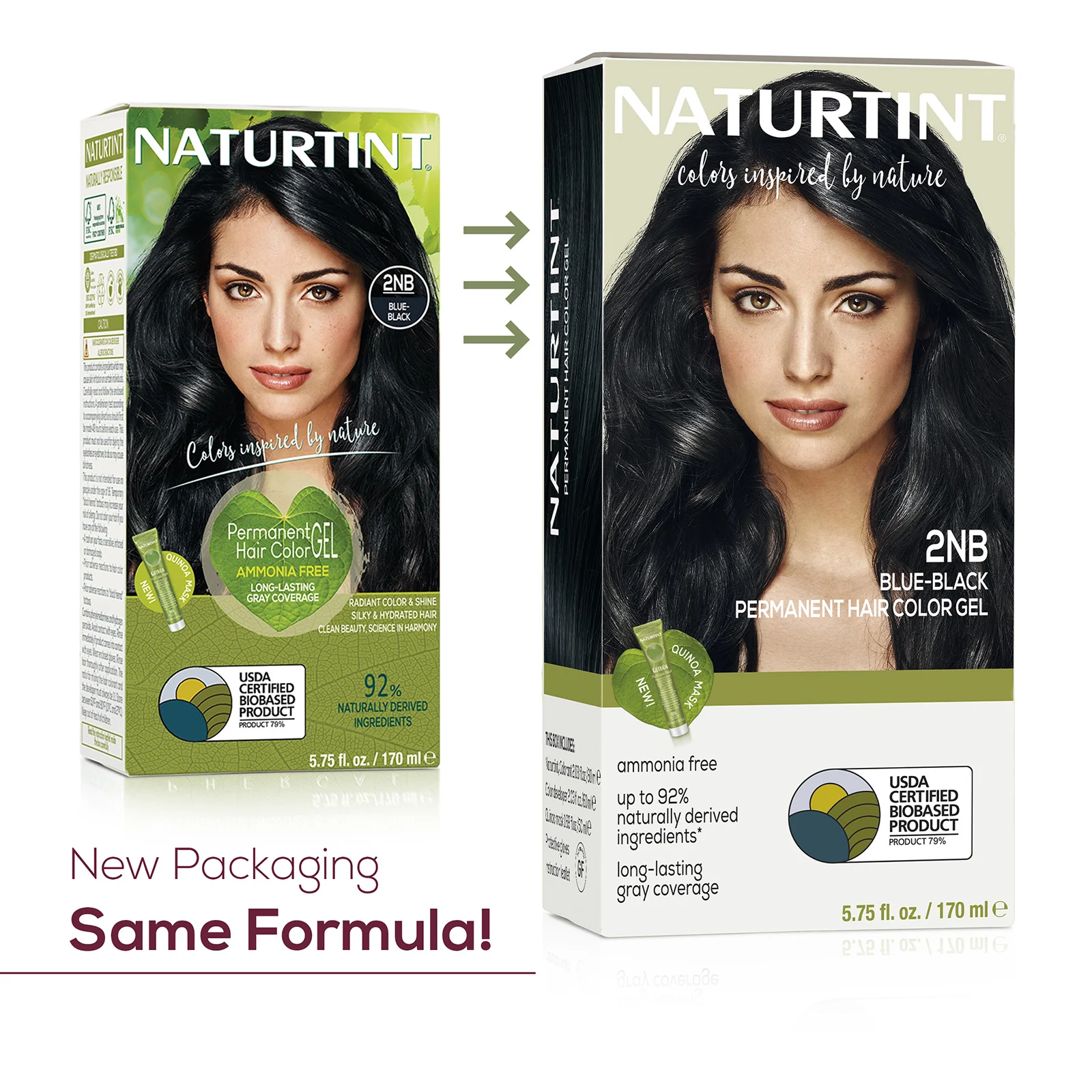 Naturtint Permanent Hair Color 2NB Blue Black (Packaging may vary) - Image 6