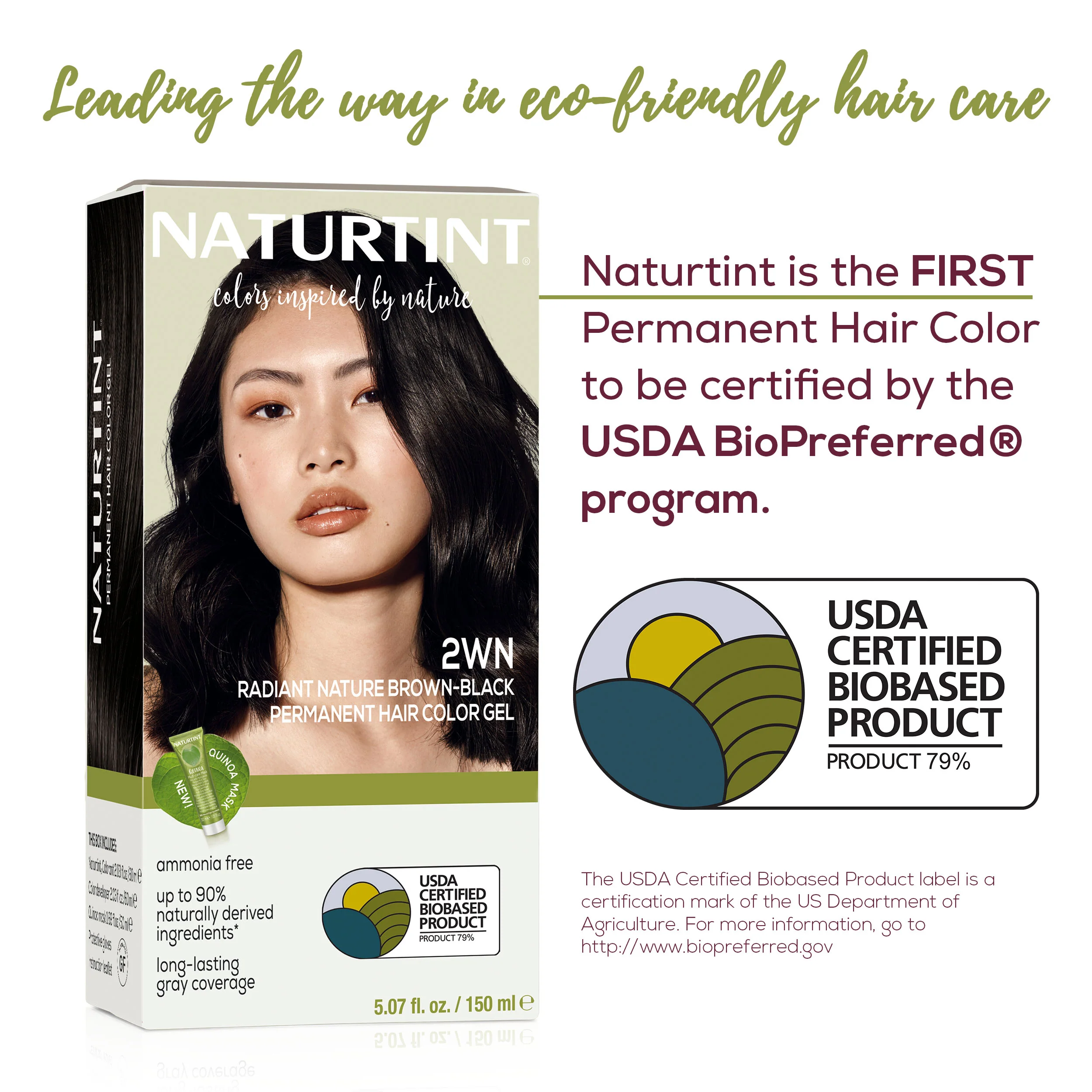 Naturtint Permanent Hair Color 2WN Radiant Nature Brown Black (Packaging may vary) - Image 4