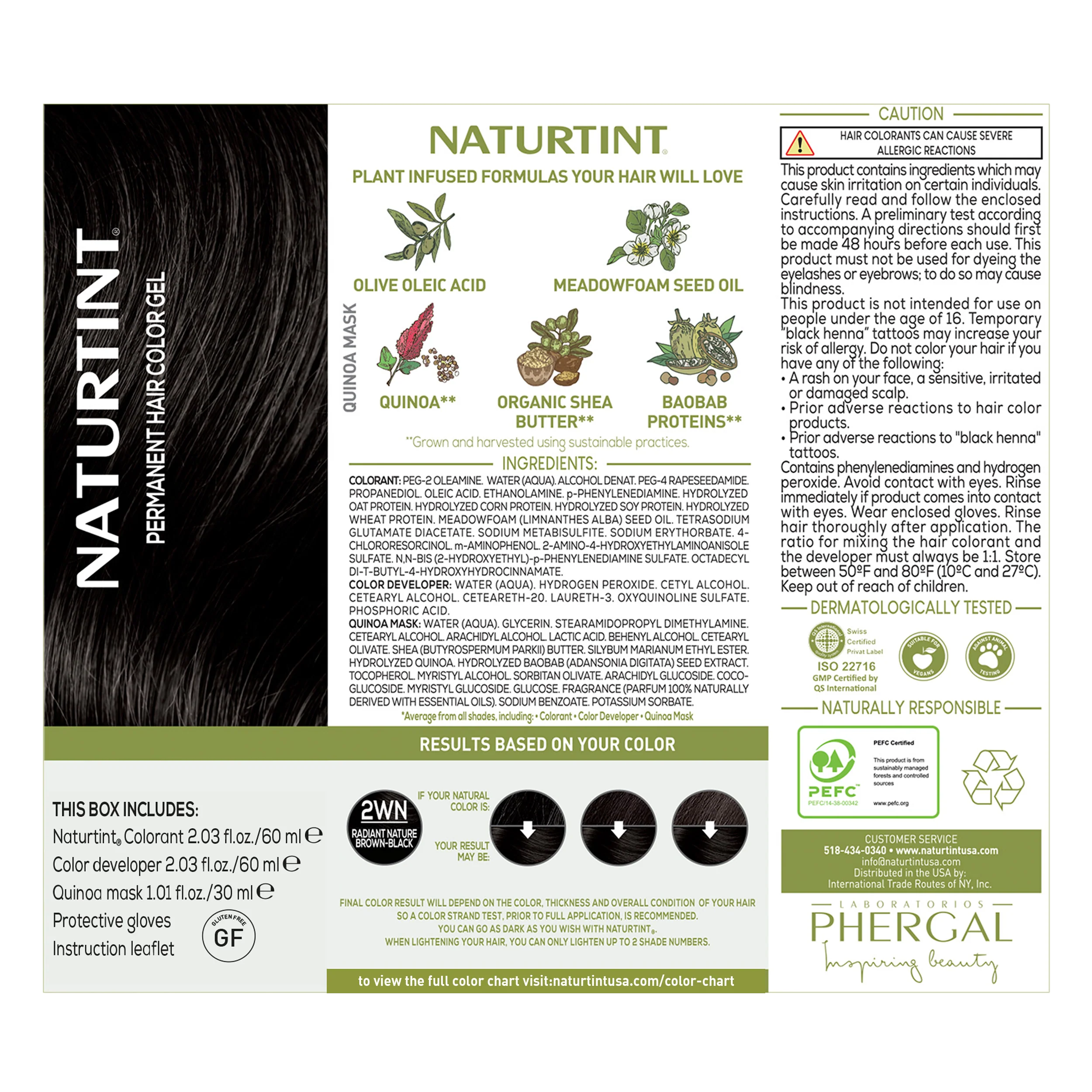 Naturtint Permanent Hair Color 2WN Radiant Nature Brown Black (Packaging may vary) - Image 7