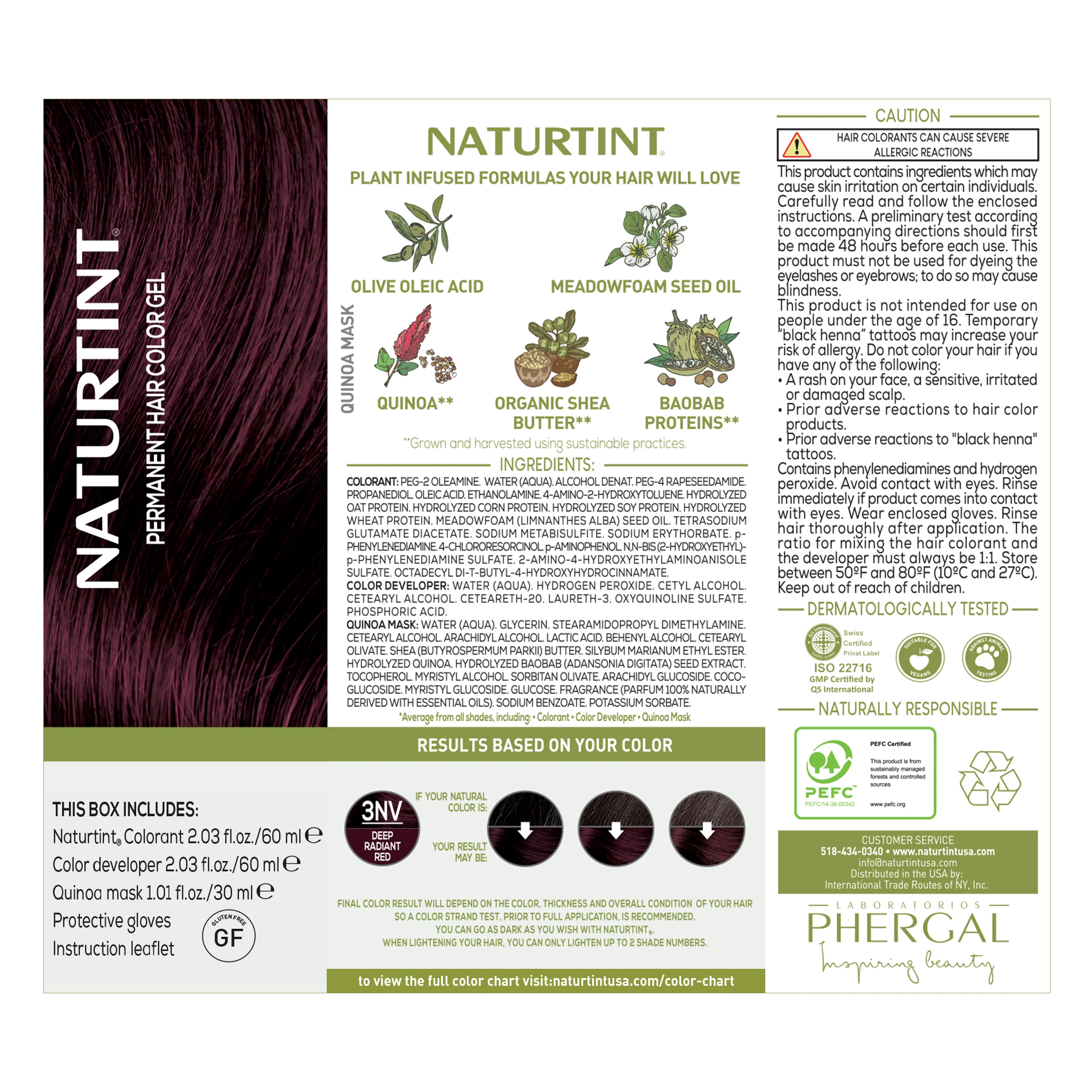 Naturtint Permanent Hair Color 3NV Deep Radiant Red (Packaging may vary) - Image 8