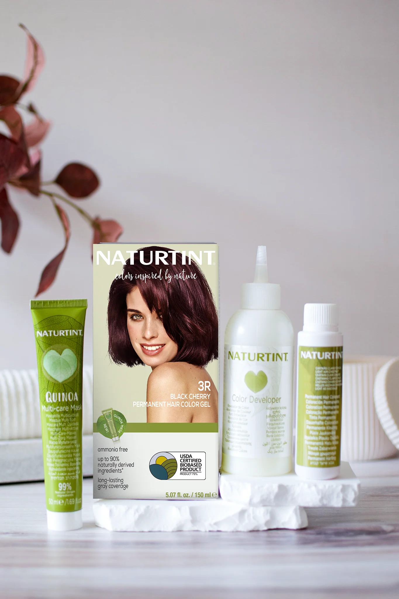 Naturtint Permanent Hair Color 3R Black Cherry (Packaging may vary) - Image 3
