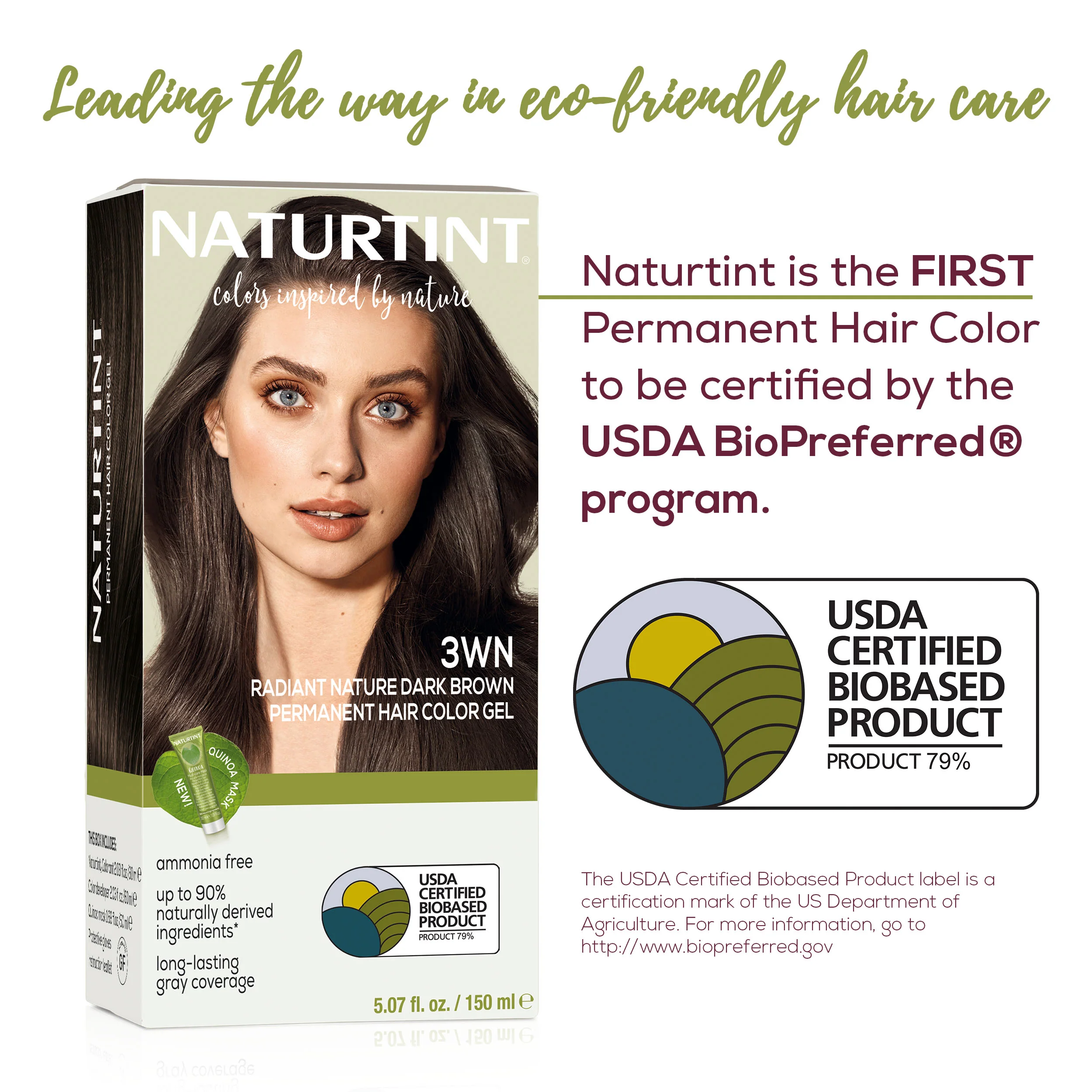 Naturtint Permanent Hair Color 3WN Radiant Nature Dark Brown (Packaging may vary) - Image 4