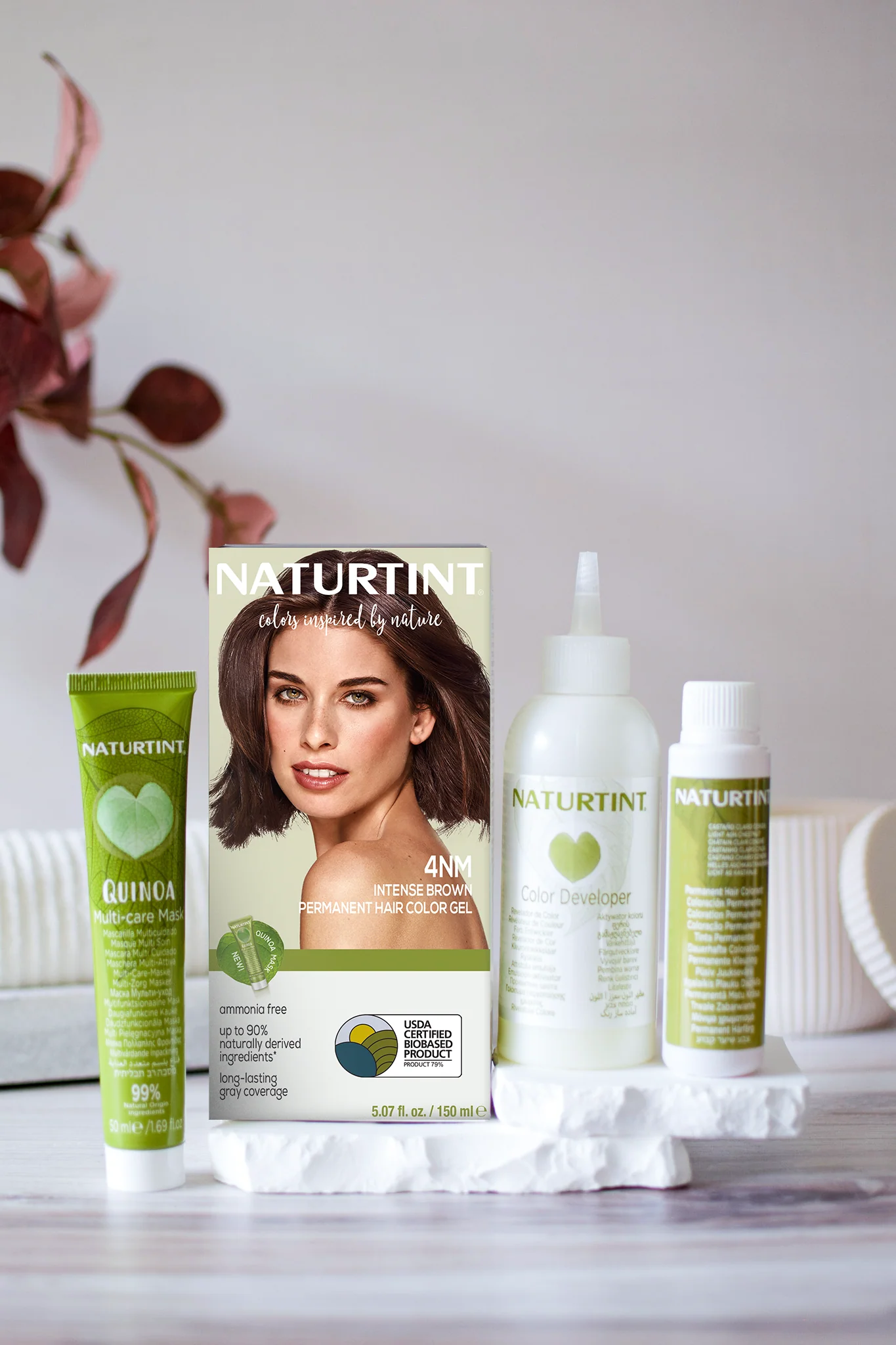 Naturtint Permanent Hair Color 4NM Intense Brown (Packaging may vary) - Image 3