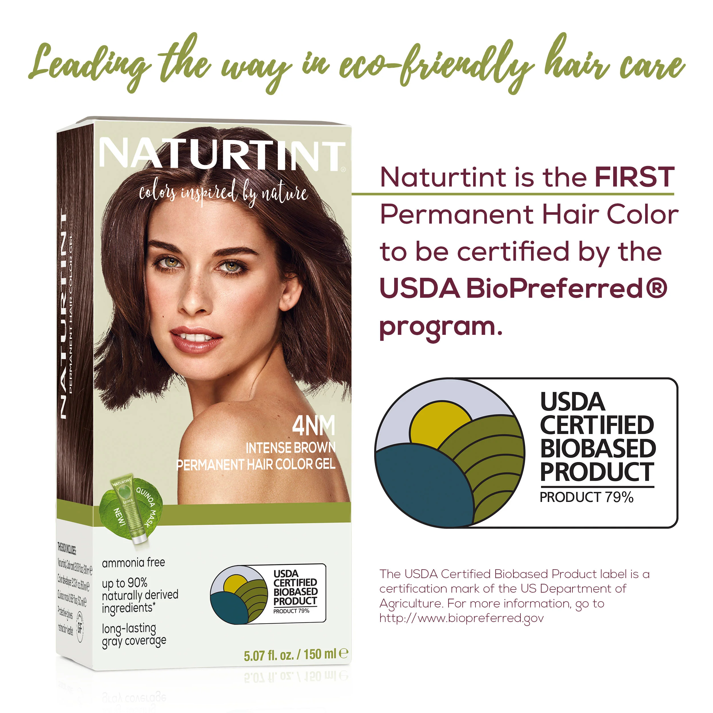 Naturtint Permanent Hair Color 4NM Intense Brown (Packaging may vary) - Image 4