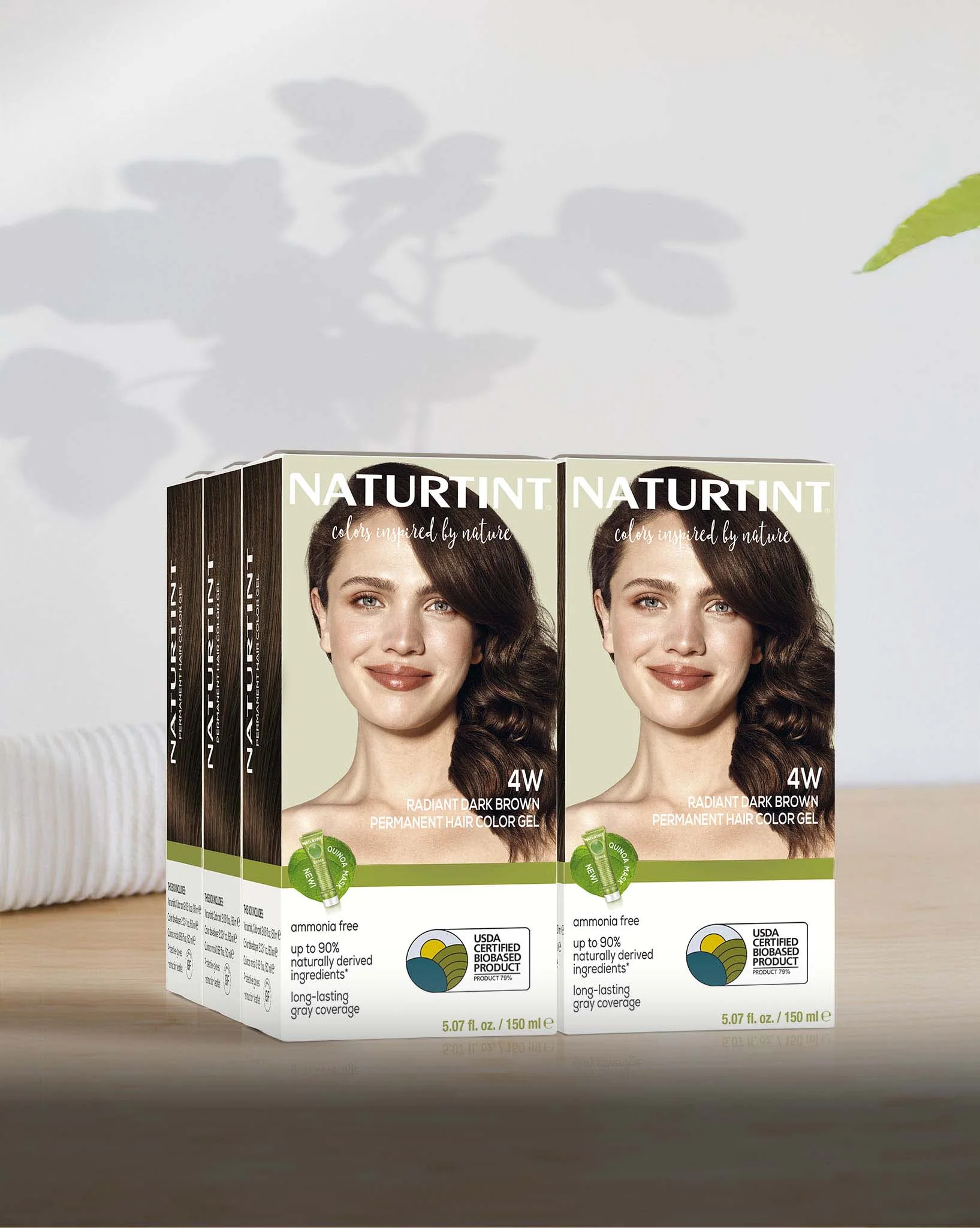 Naturtint Permanent Hair Color 4W Radiant Dark Brown (Packaging may vary) - Image 8