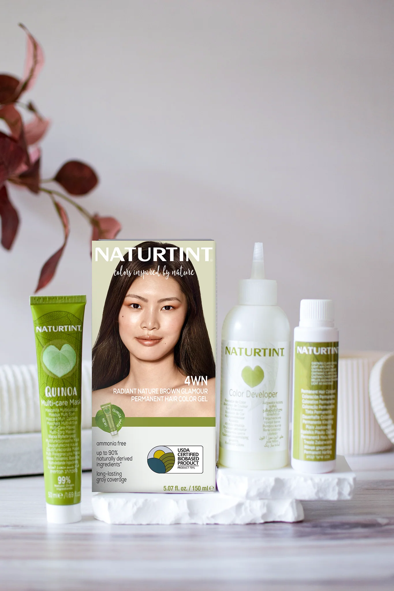 Naturtint Permanent Hair Color 4WN Radiant Nature Brown Glamour (Packaging may vary) - Image 3