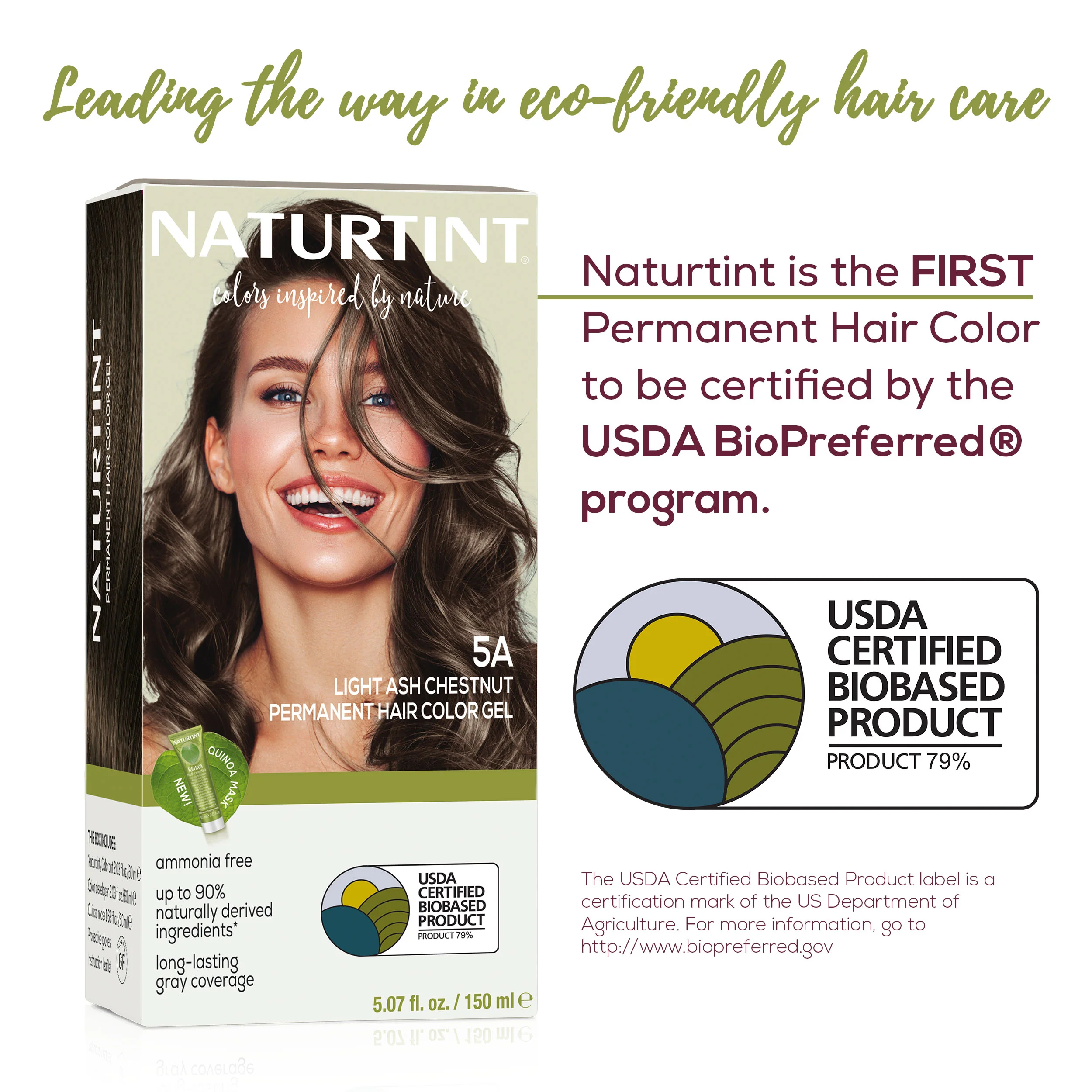 Naturtint Permanent Hair Color 5A Light Ash Chestnut (Packaging may vary) - Image 4